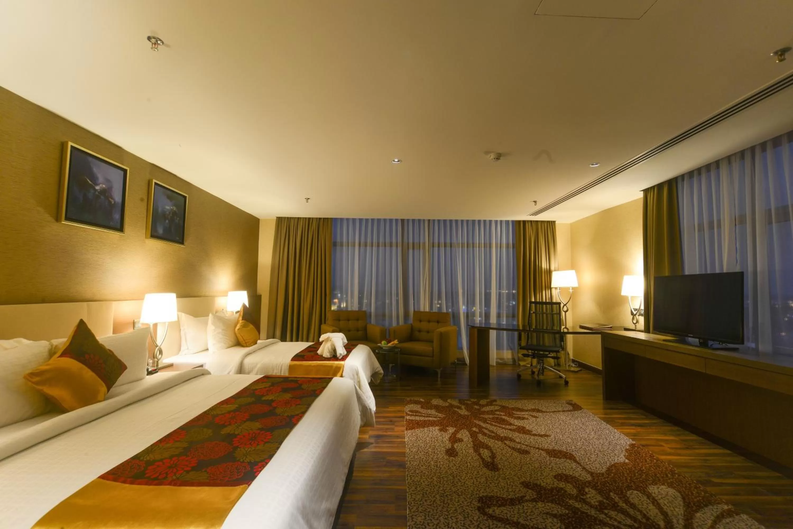 Bed in The Light Hotel Penang