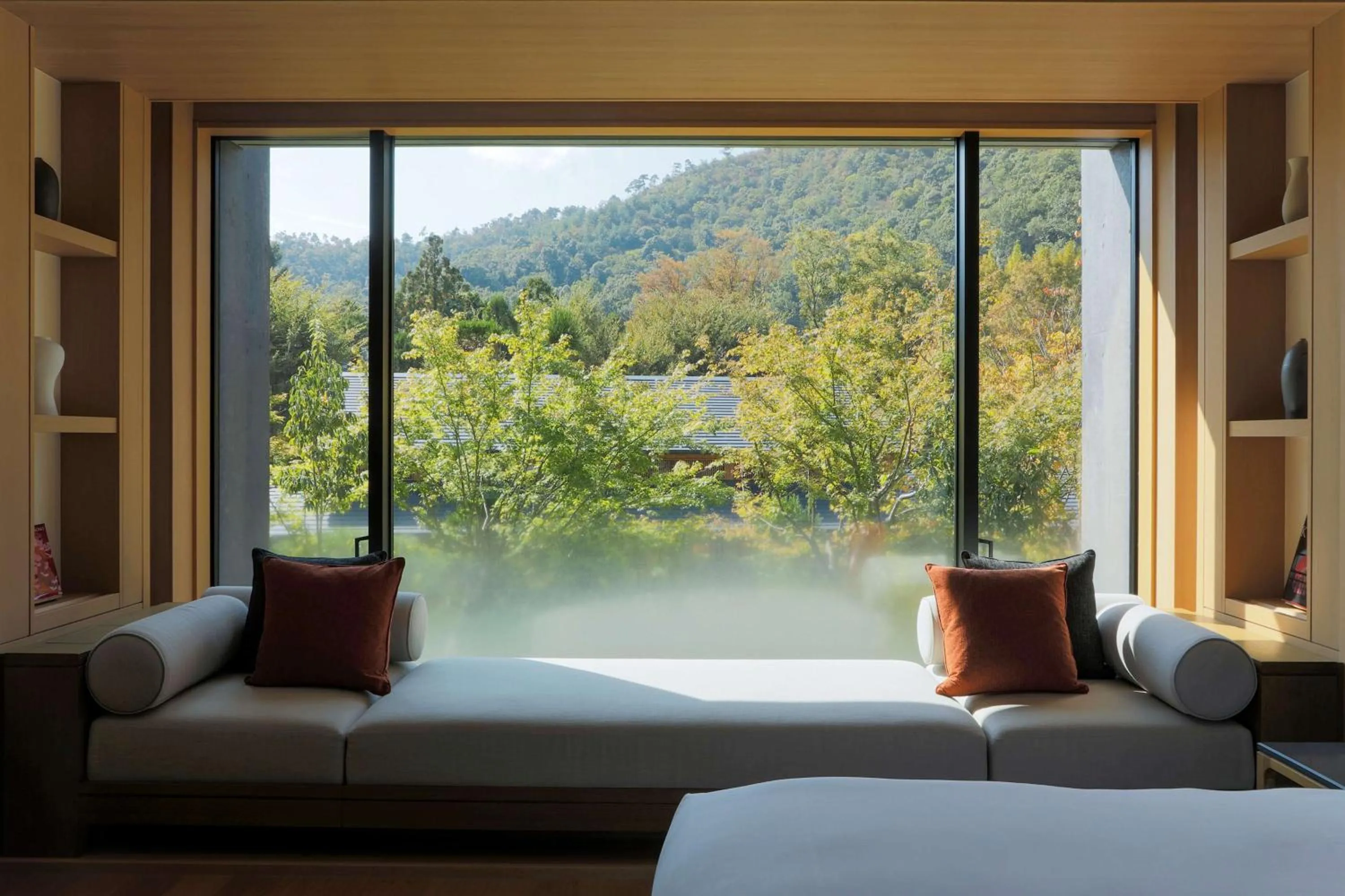 View (from property/room), Bed in ROKU KYOTO, LXR Hotels & Resorts by Hilton