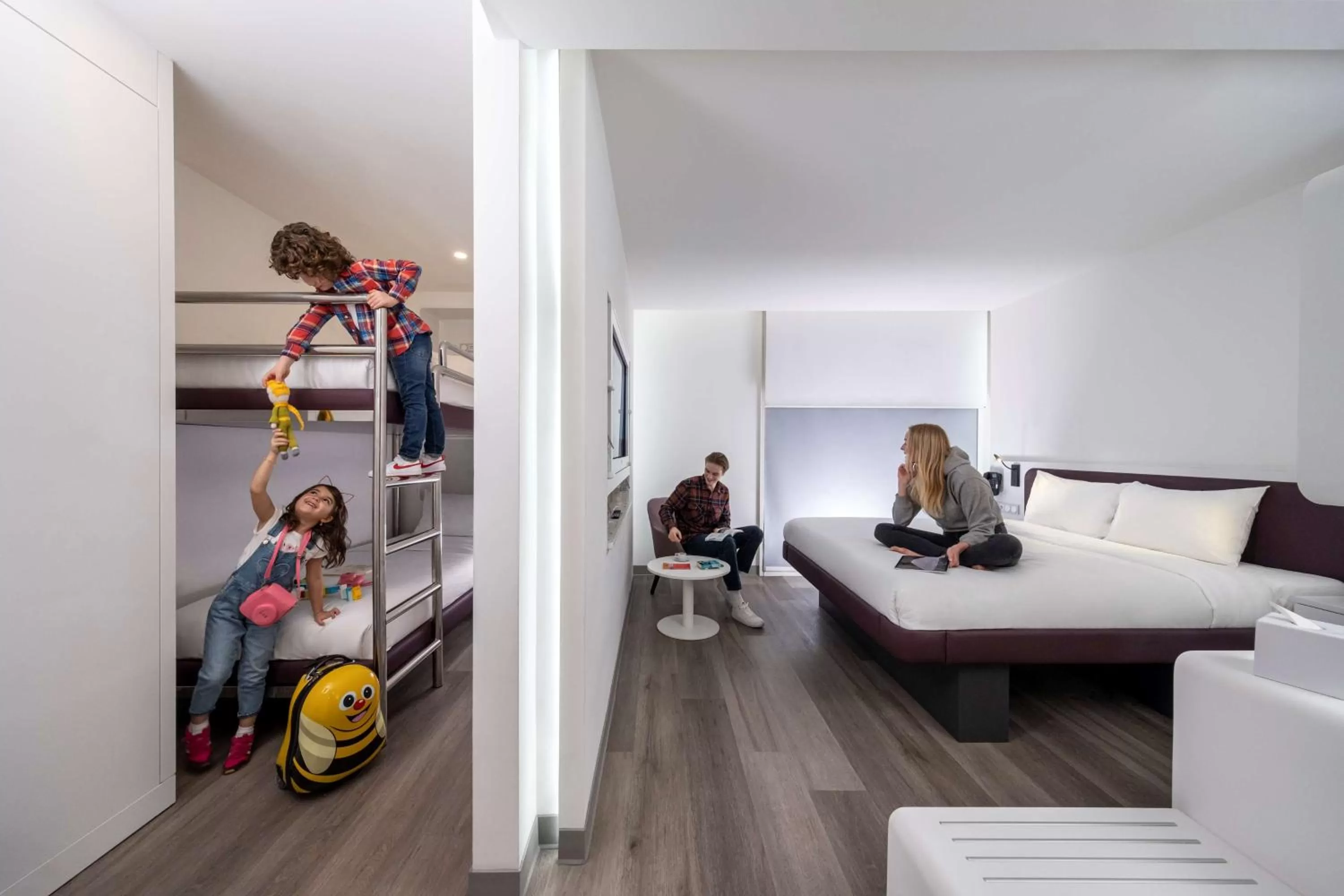 Bed in YOTELAIR Istanbul Airport, Duty free - International Transit area