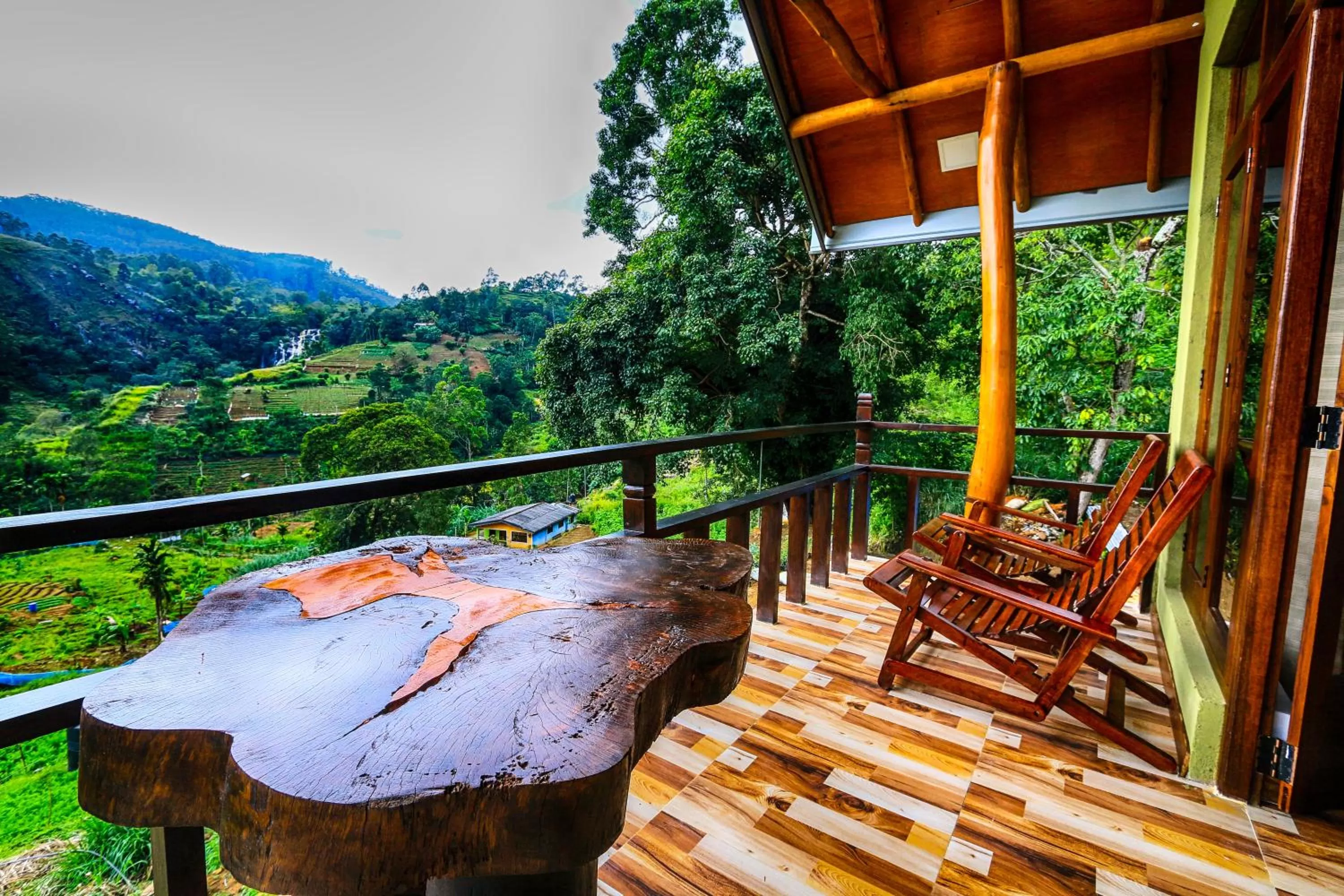 Balcony/Terrace in Ella 100 View Cottage