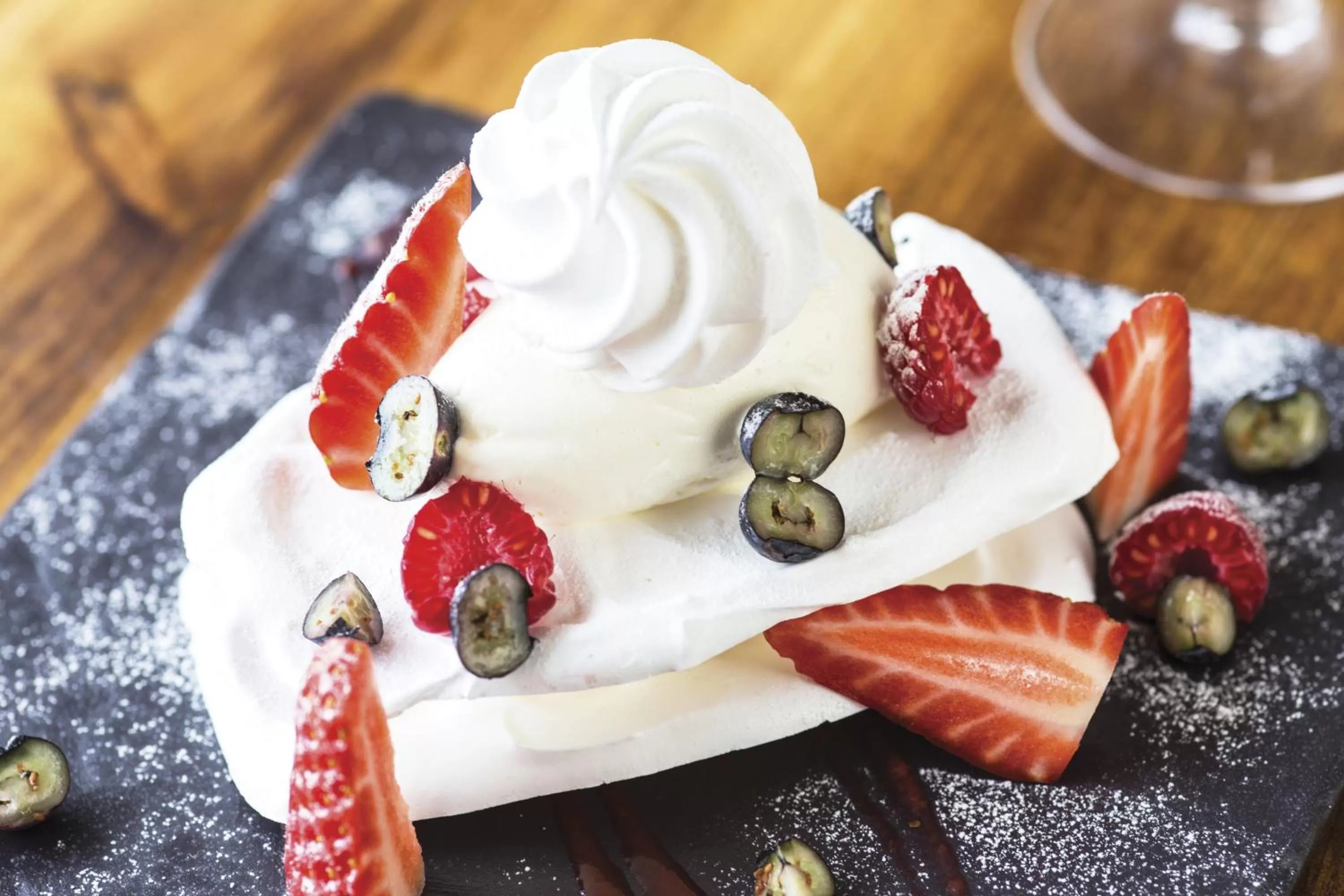 Food close-up in The Old Stocks Inn
