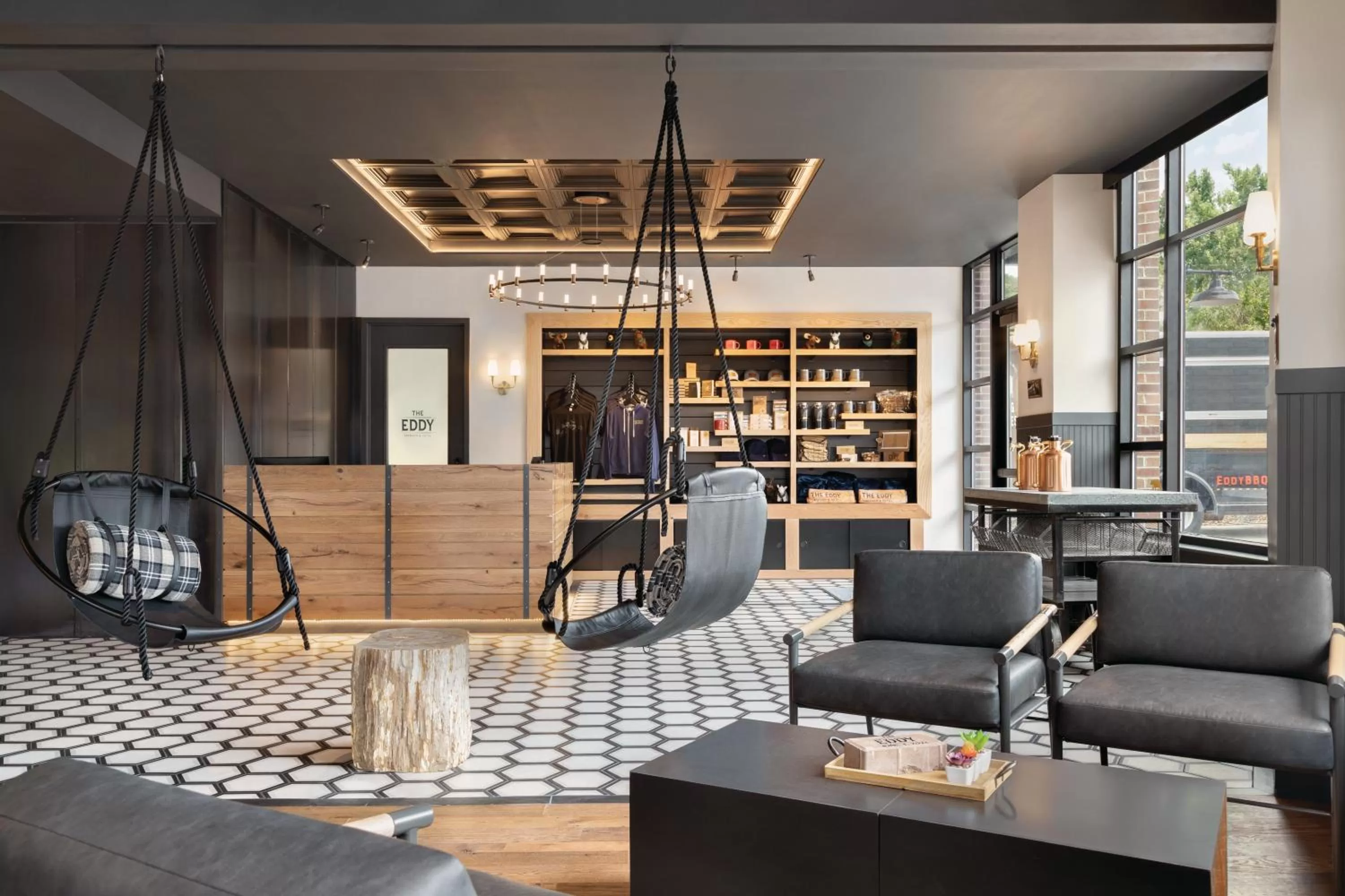 Lobby or reception in The Eddy Taproom & Hotel