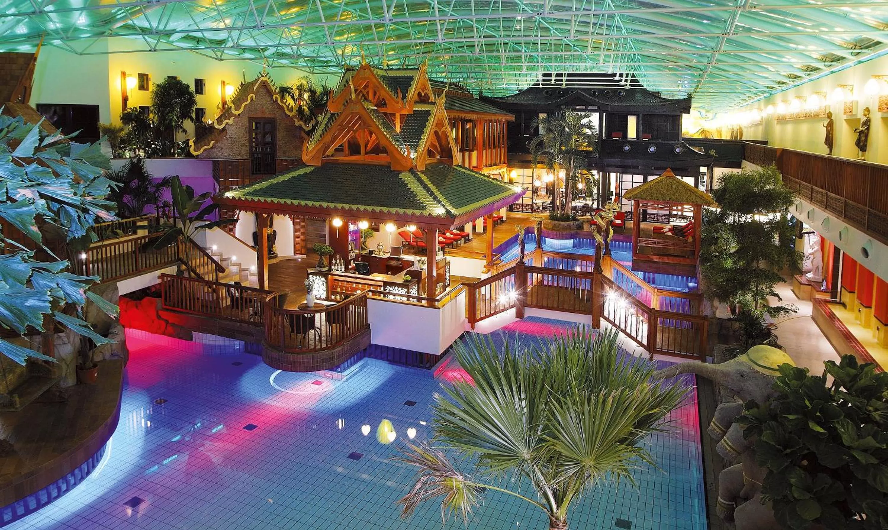 Pool view in Sieben Welten Hotel & Spa Resort