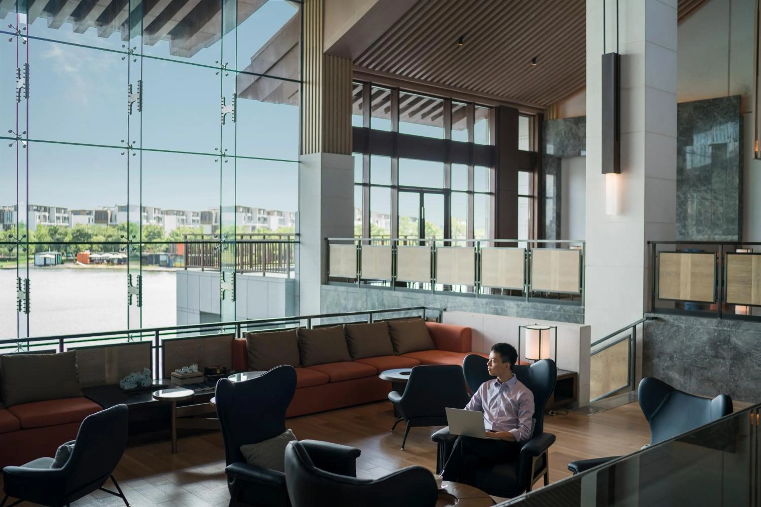 Lobby or reception in Pullman Zhouzhuang