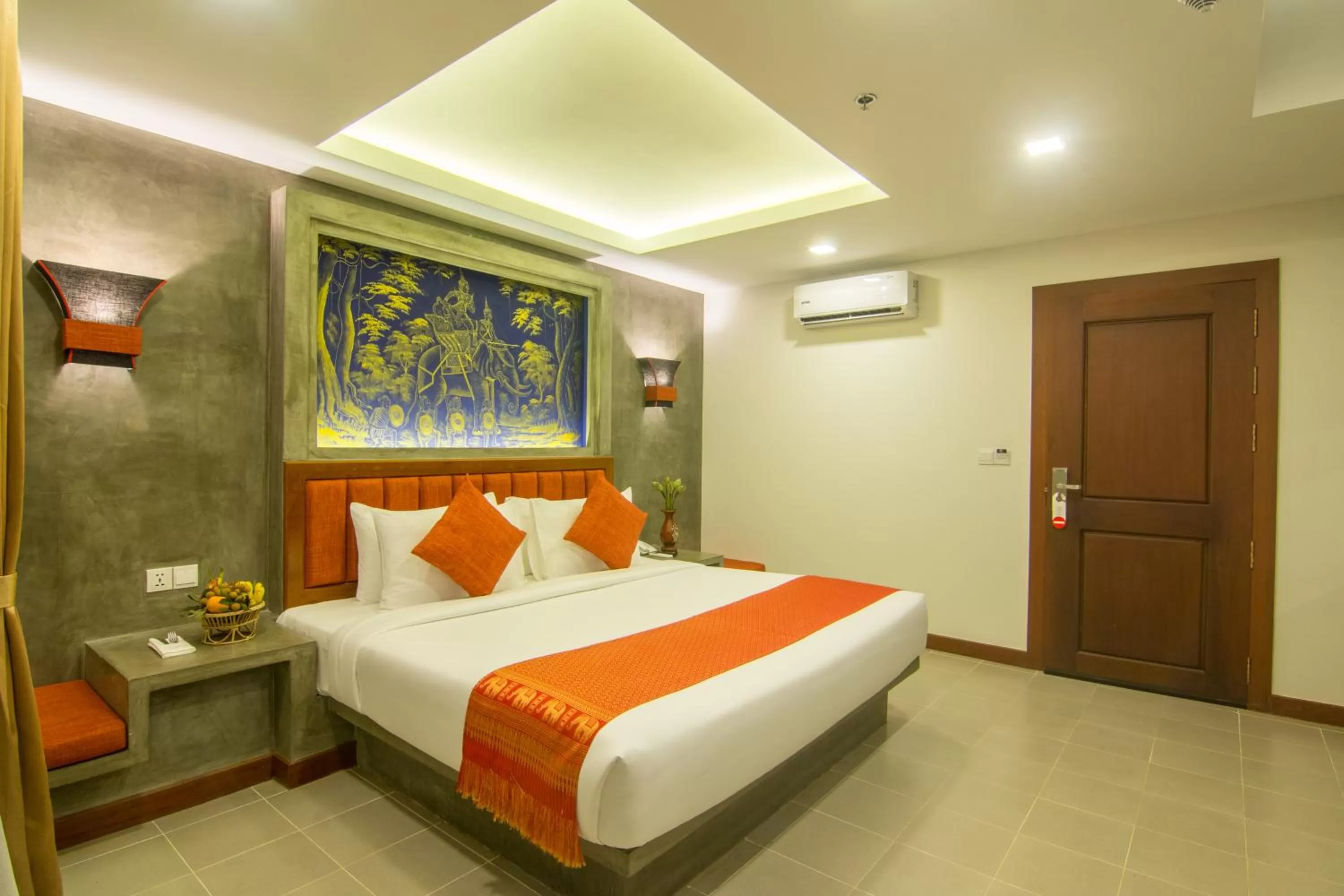 Shower, Bed in Chhay Long Angkor Boutique Hotel Siem Reap