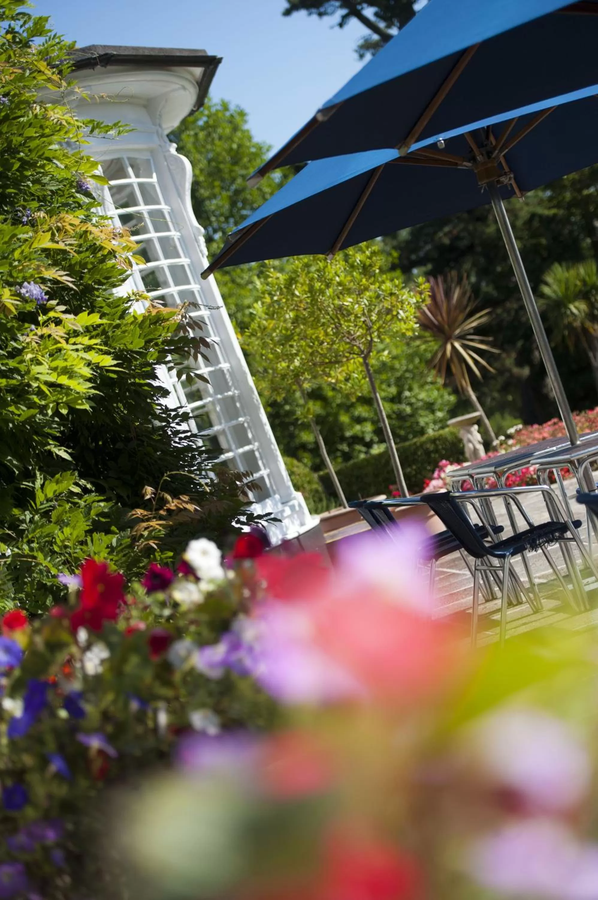 Garden in Penmere Manor Hotel