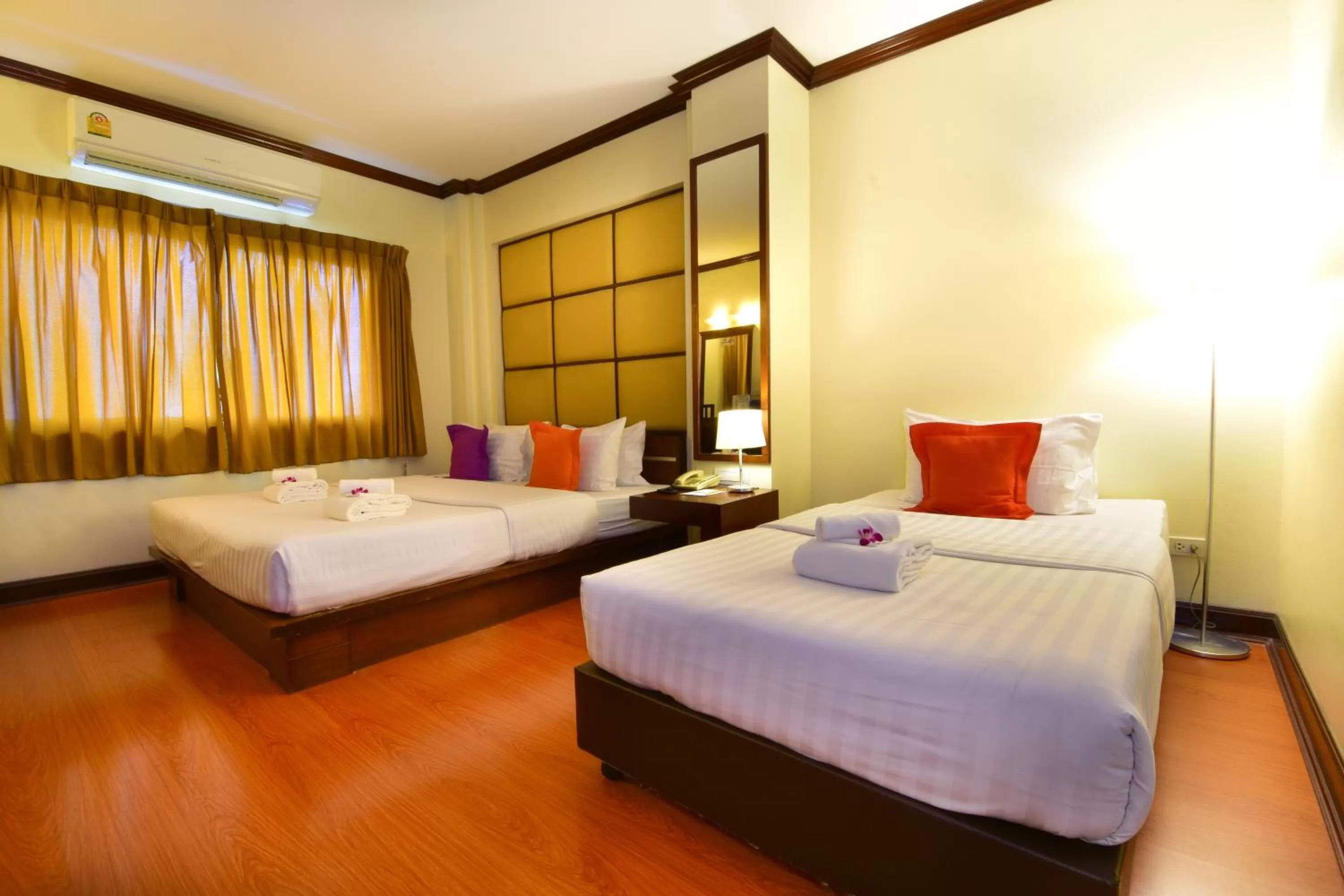 Bedroom, Bed in Grand Business Inn