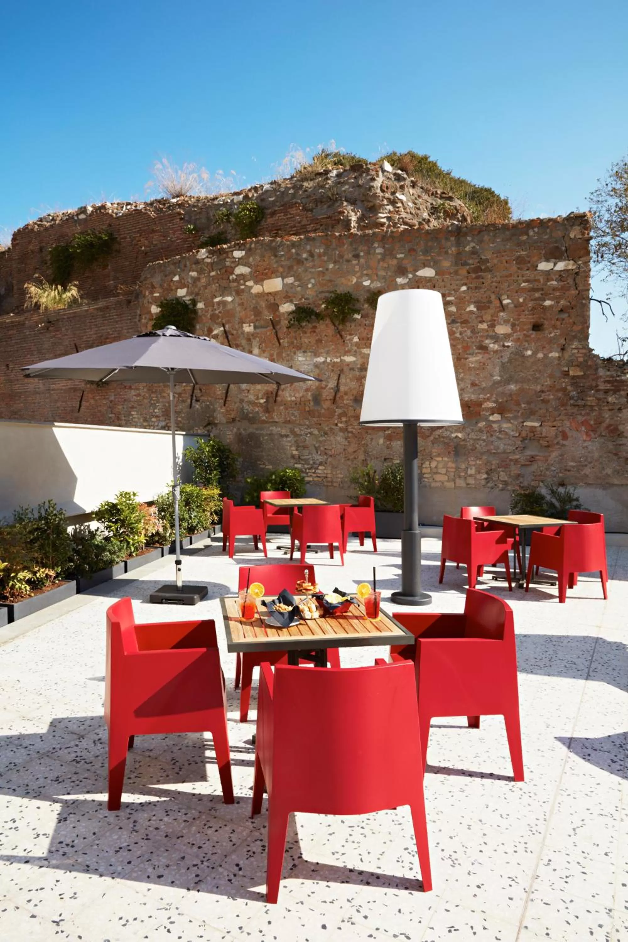 Balcony/Terrace in Hotel The Building