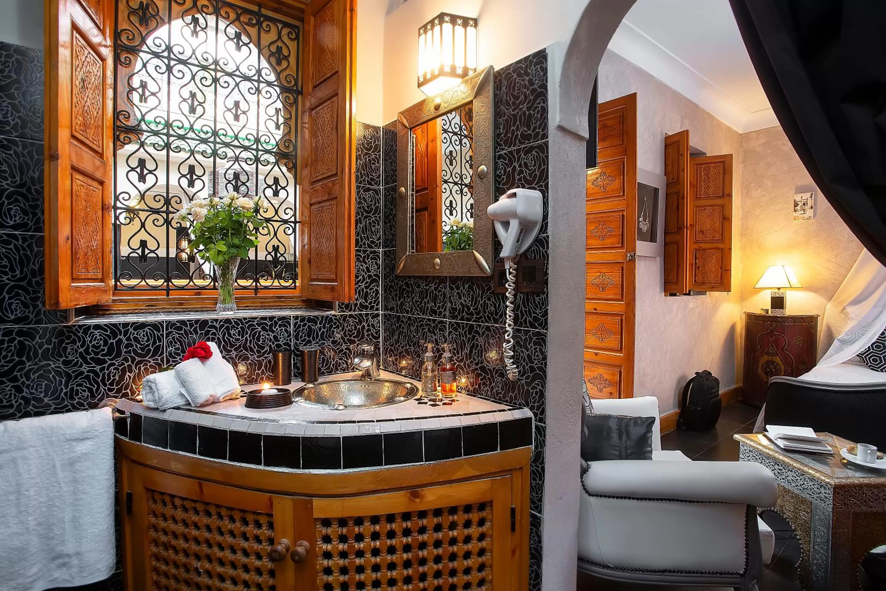 Bathroom in Riad Rodaina & SPA
