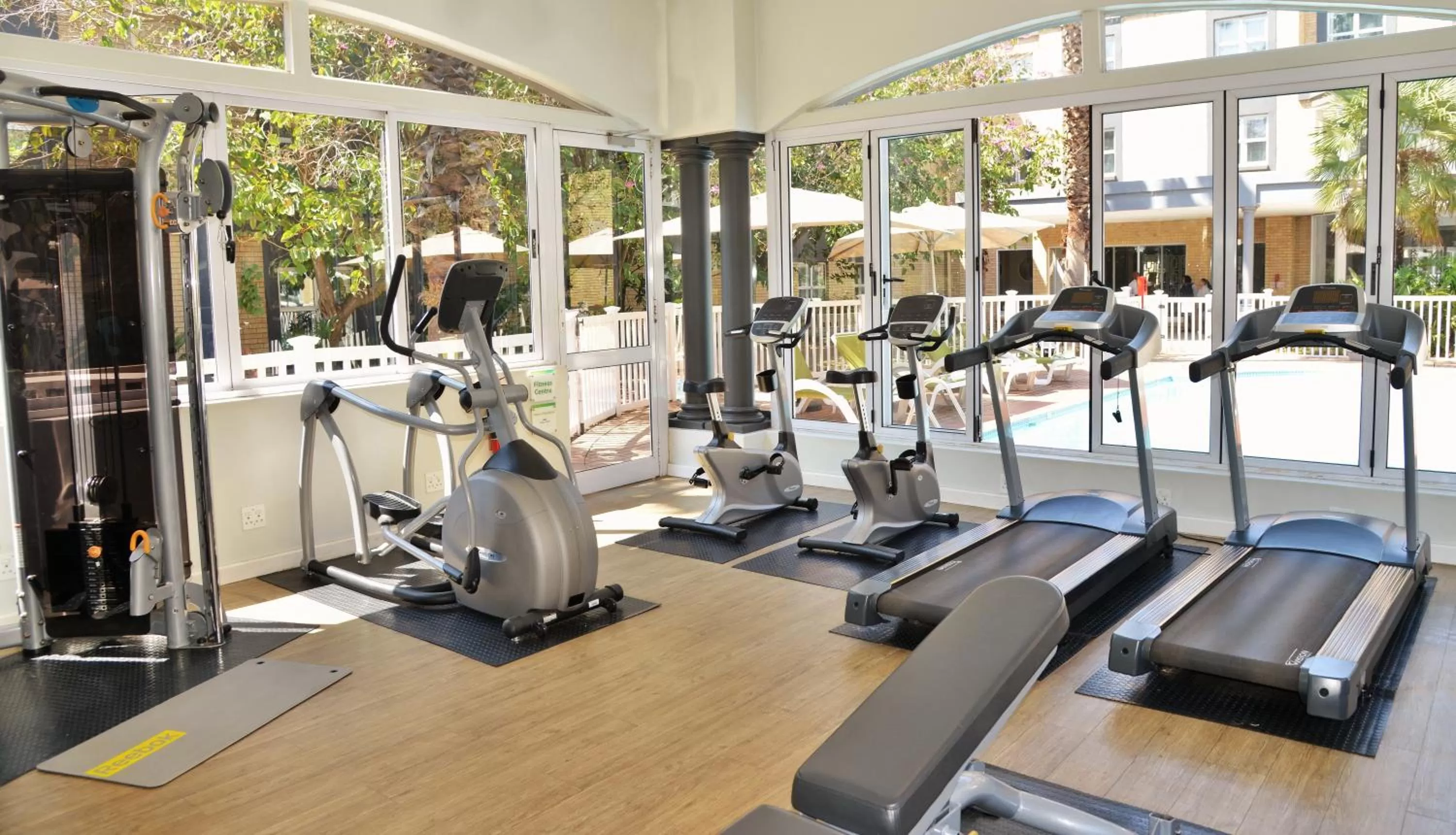 Fitness centre/facilities in Holiday Inn Johannesburg OR Tambo Airport Hotel by IHG