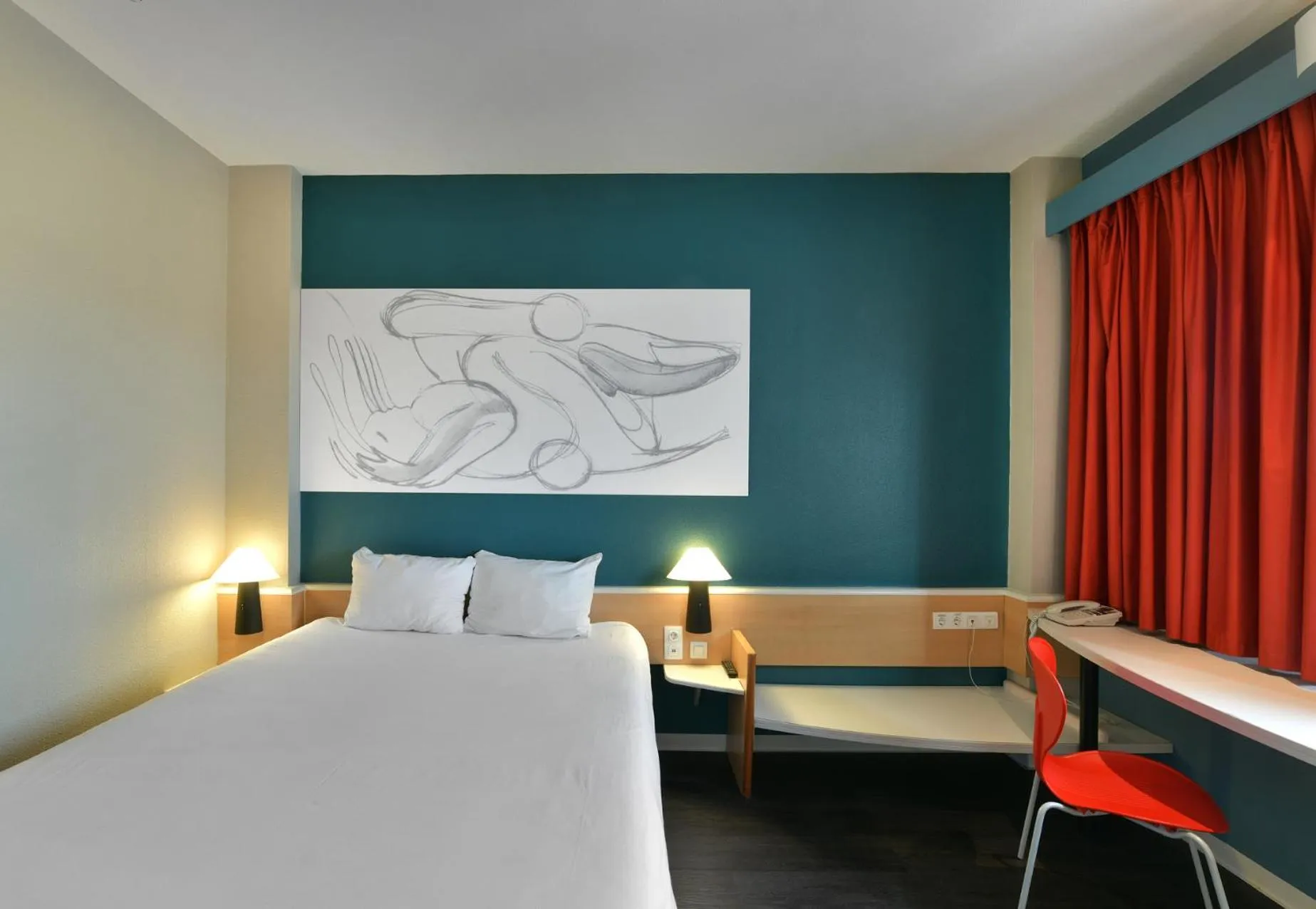 Bed in Ibis Madrid Getafe