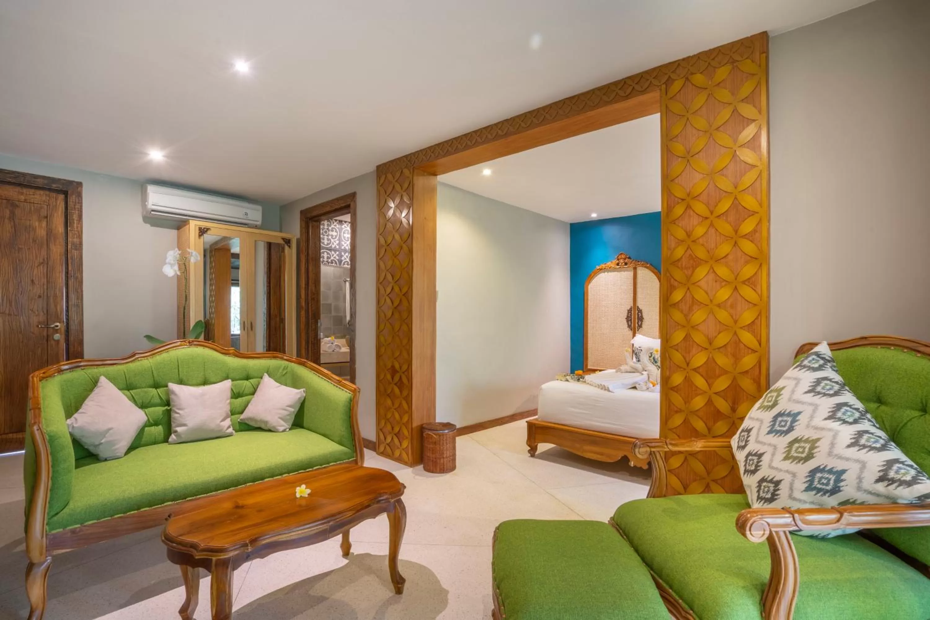 Property building, Bed in Menzel Ubud