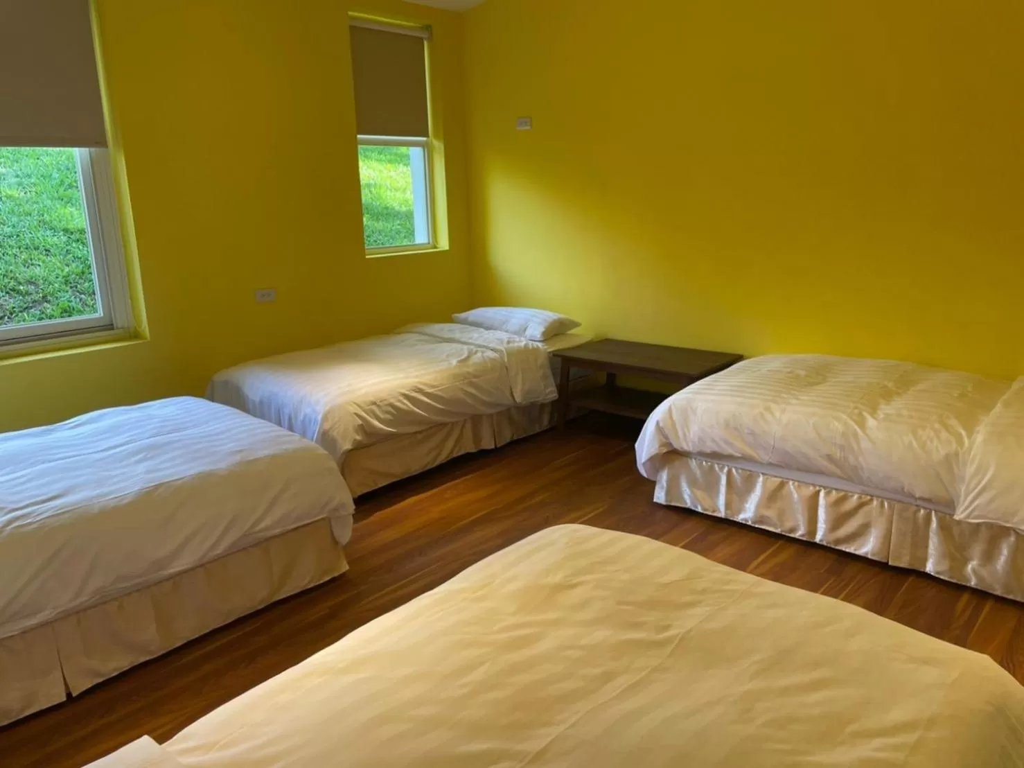 Bed in American Village Resort