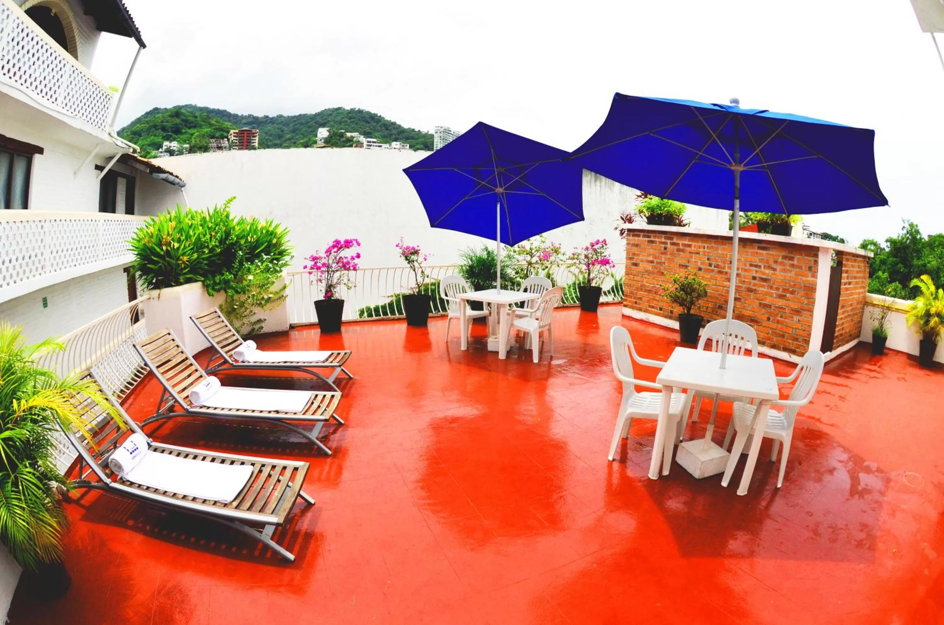 Balcony/Terrace in Hotel Hacienda de Vallarta Centro