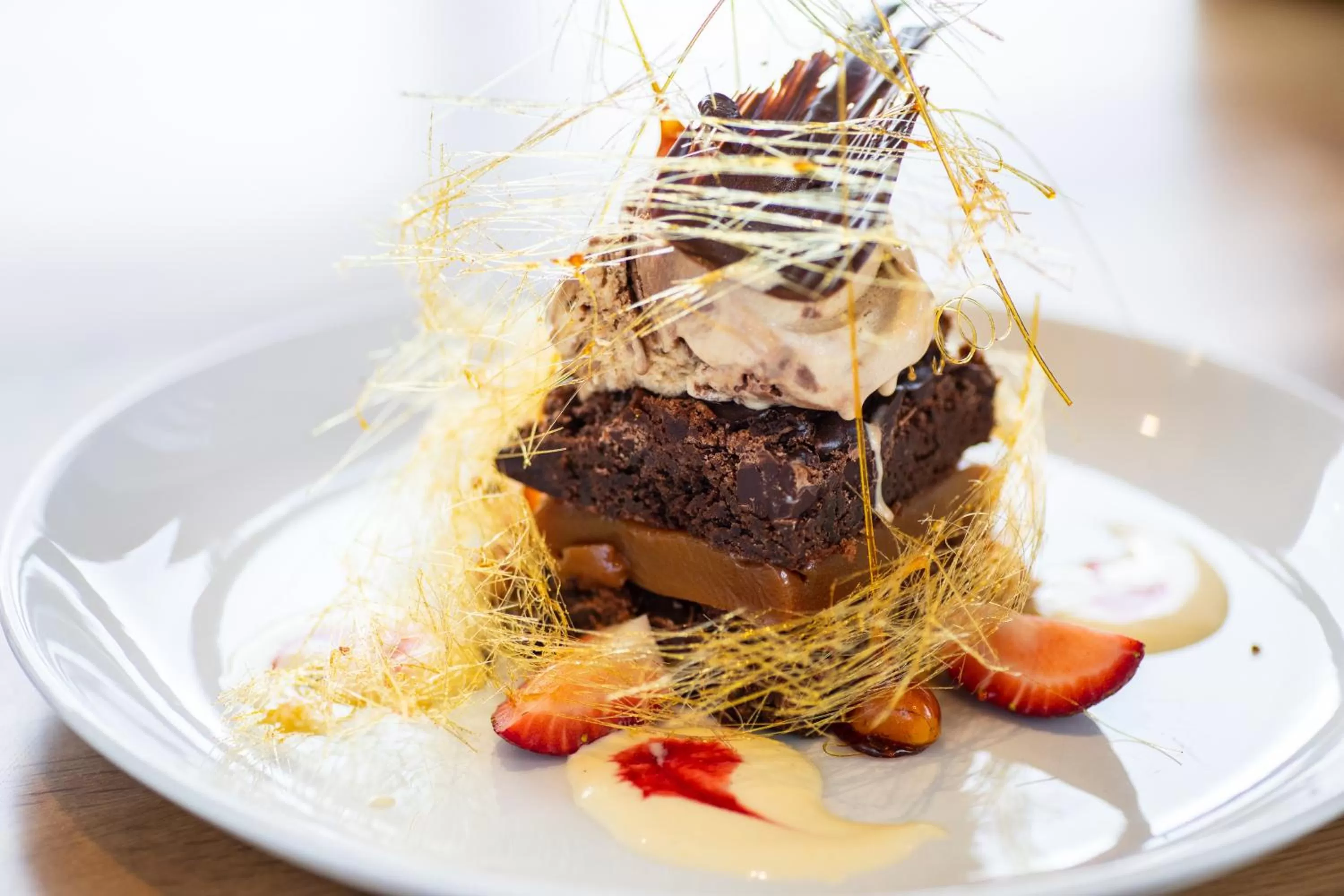 Food close-up in New England Motor Lodge