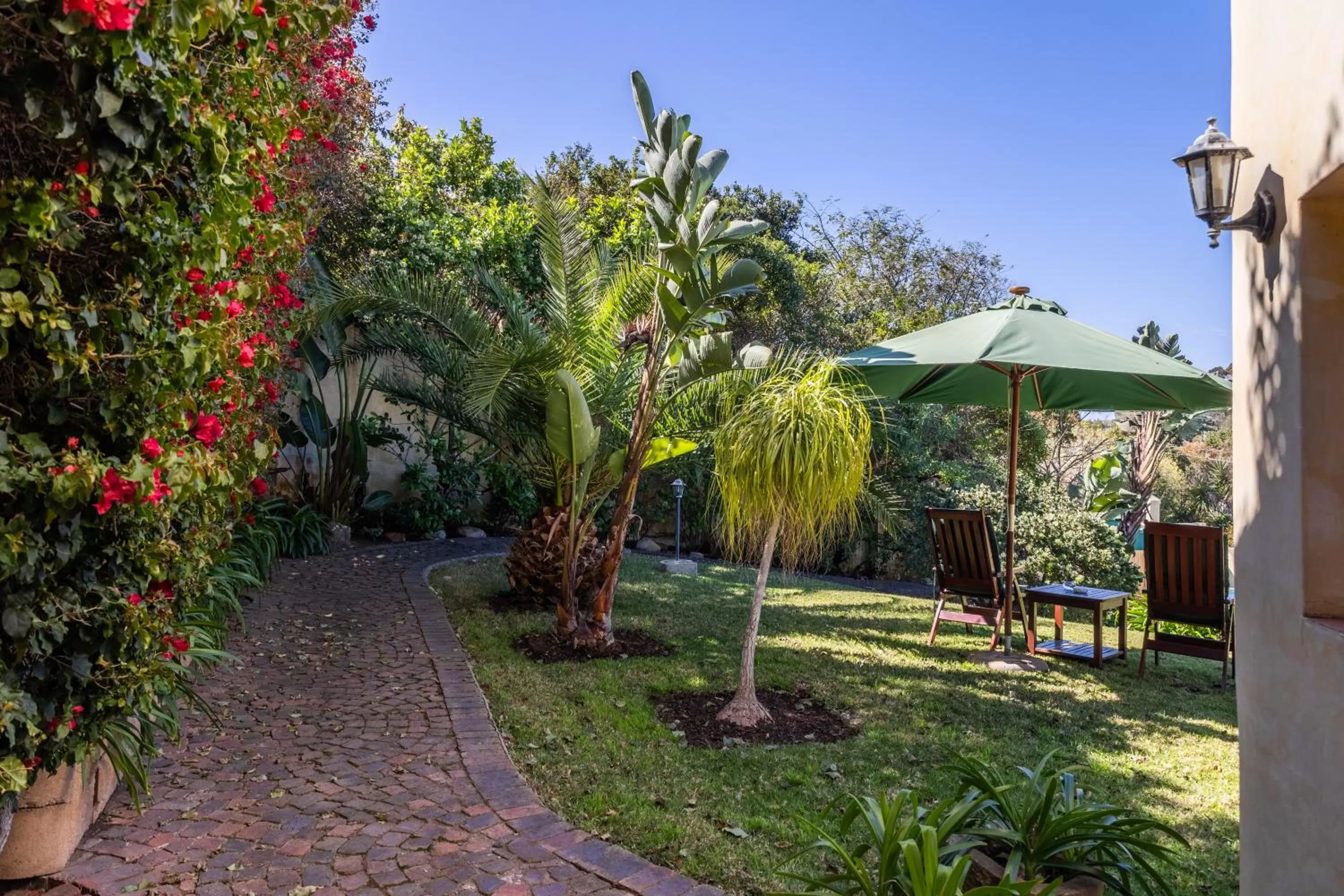 Garden in Gästehaus Pinkepank