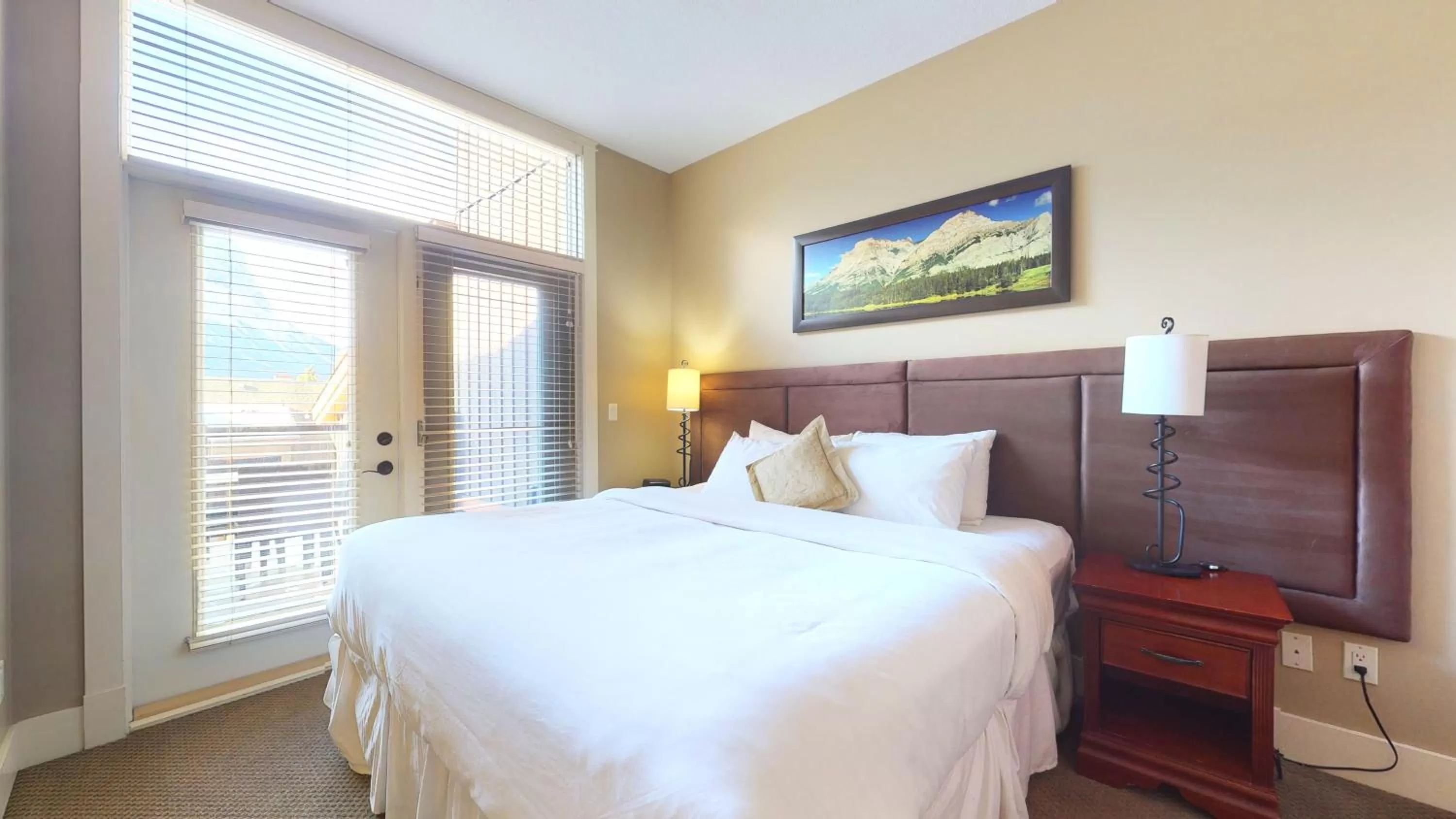 Bed in Spectacular Penthouse With Amazing Views, Indoor Pool and Hot tub