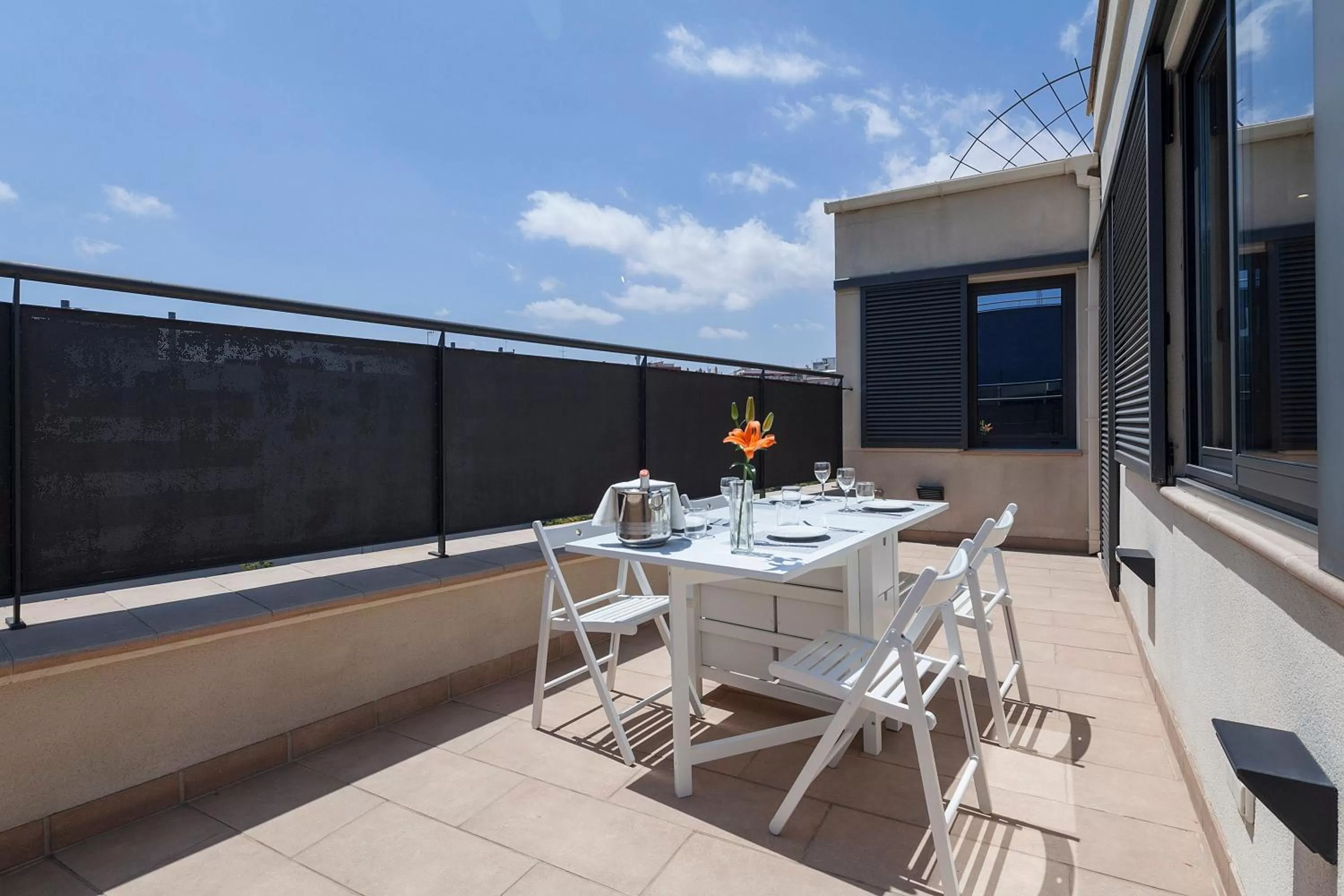 Balcony/Terrace in Hotel Acta Laumon