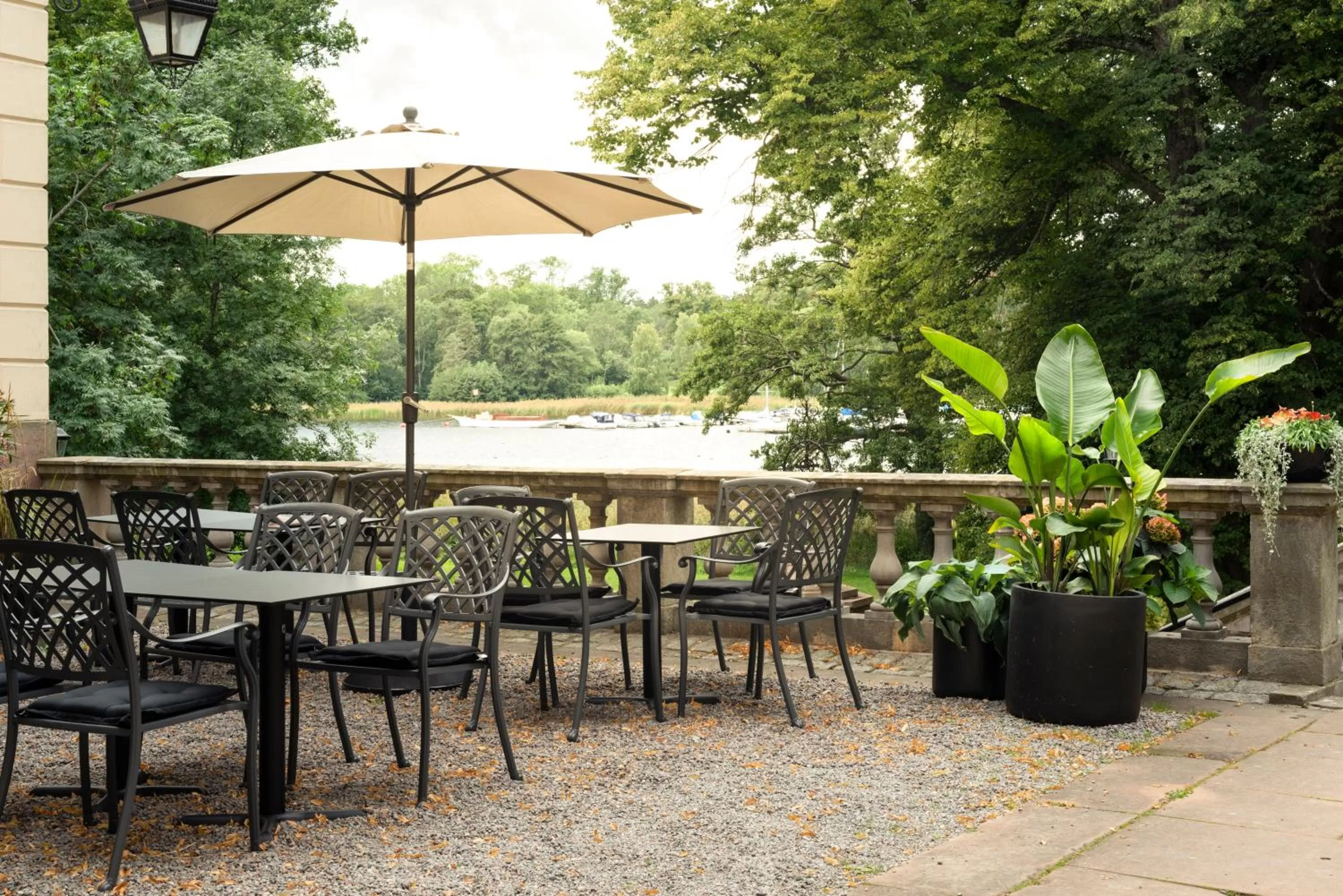 Balcony/Terrace in Näsby Slott