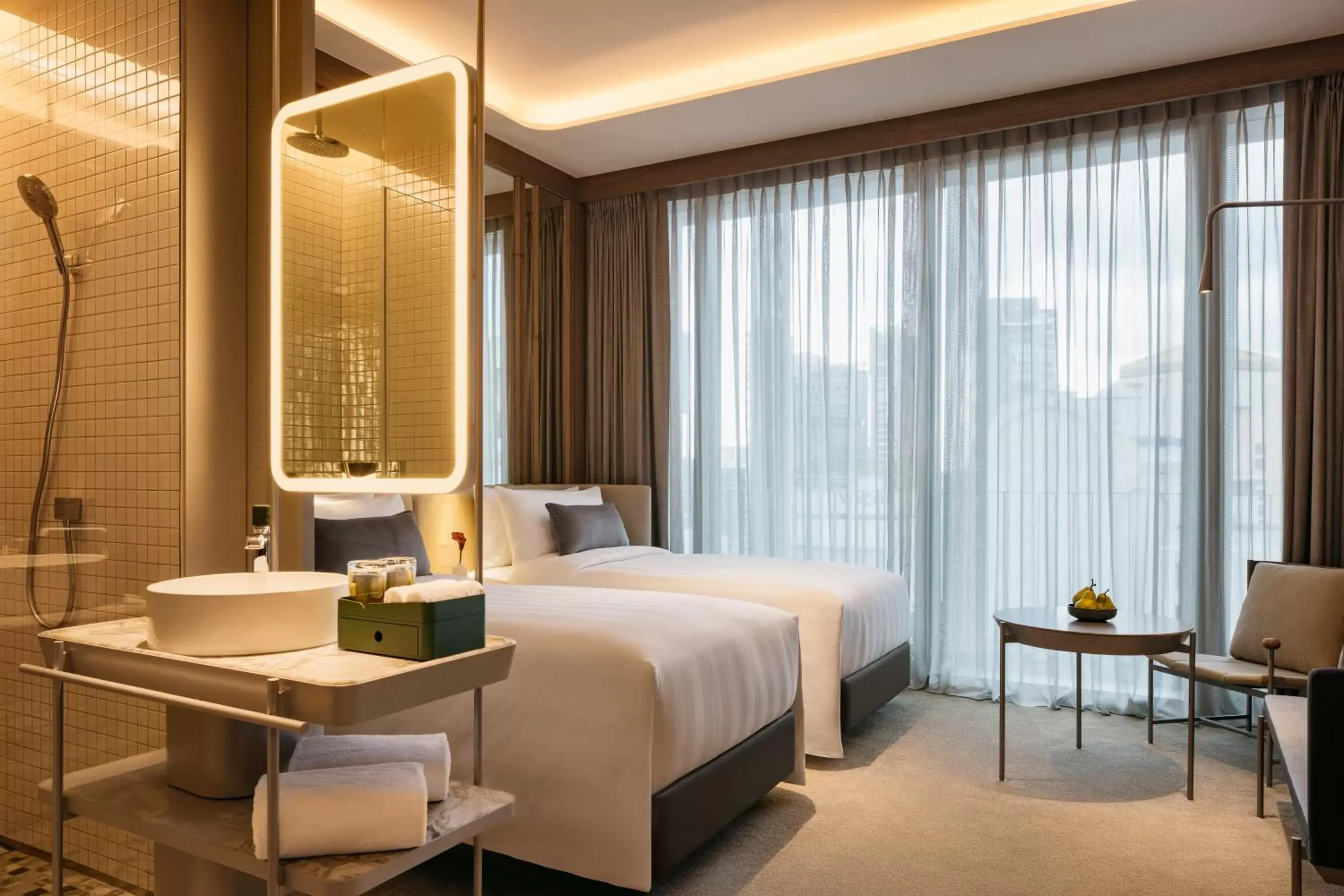 Premier Twin Room in Pan Pacific Orchard Premier Twin Room in Pan Pacific Orchard