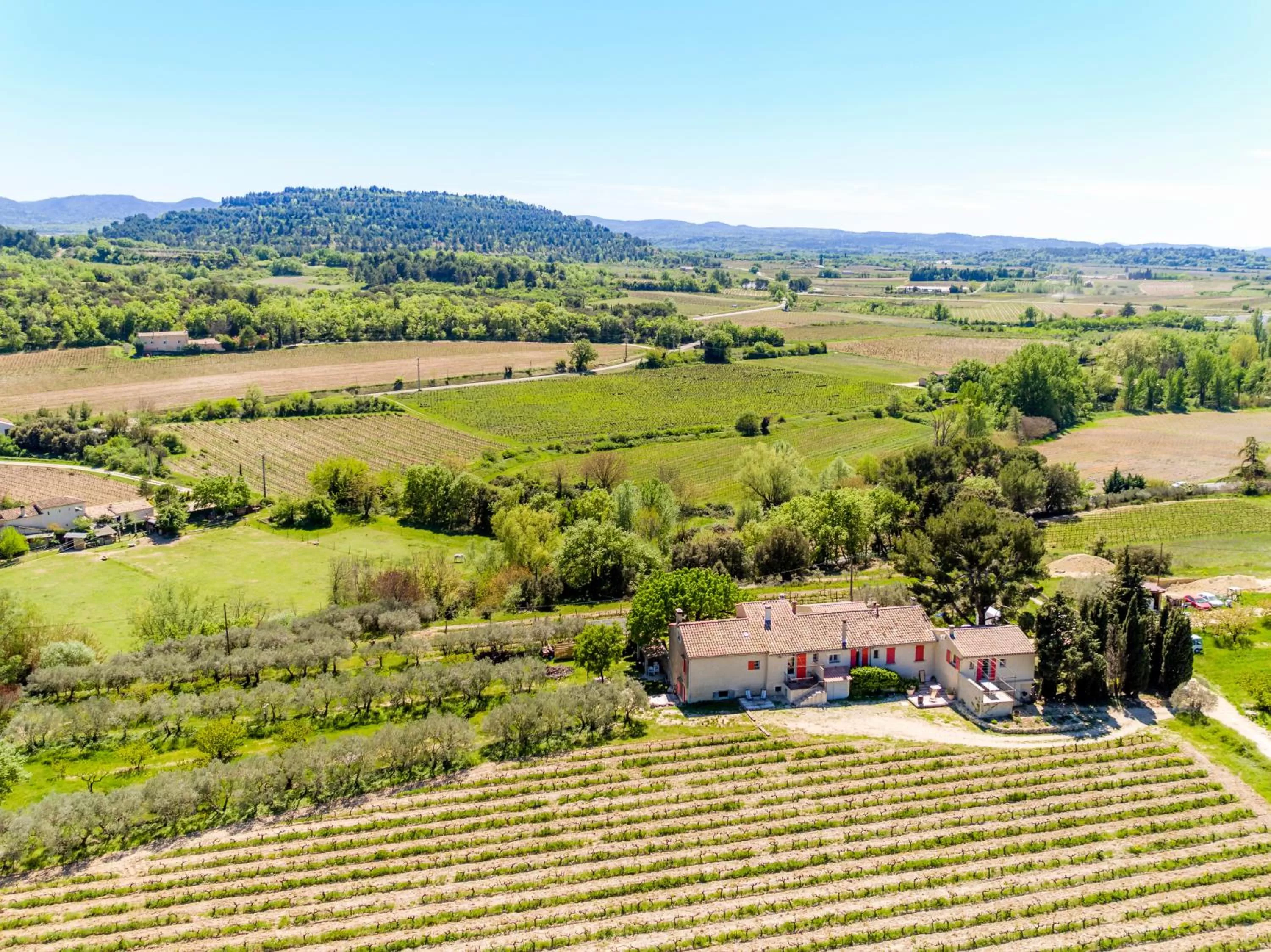 Bird's eye view in Le Mas de Plein Pagnier