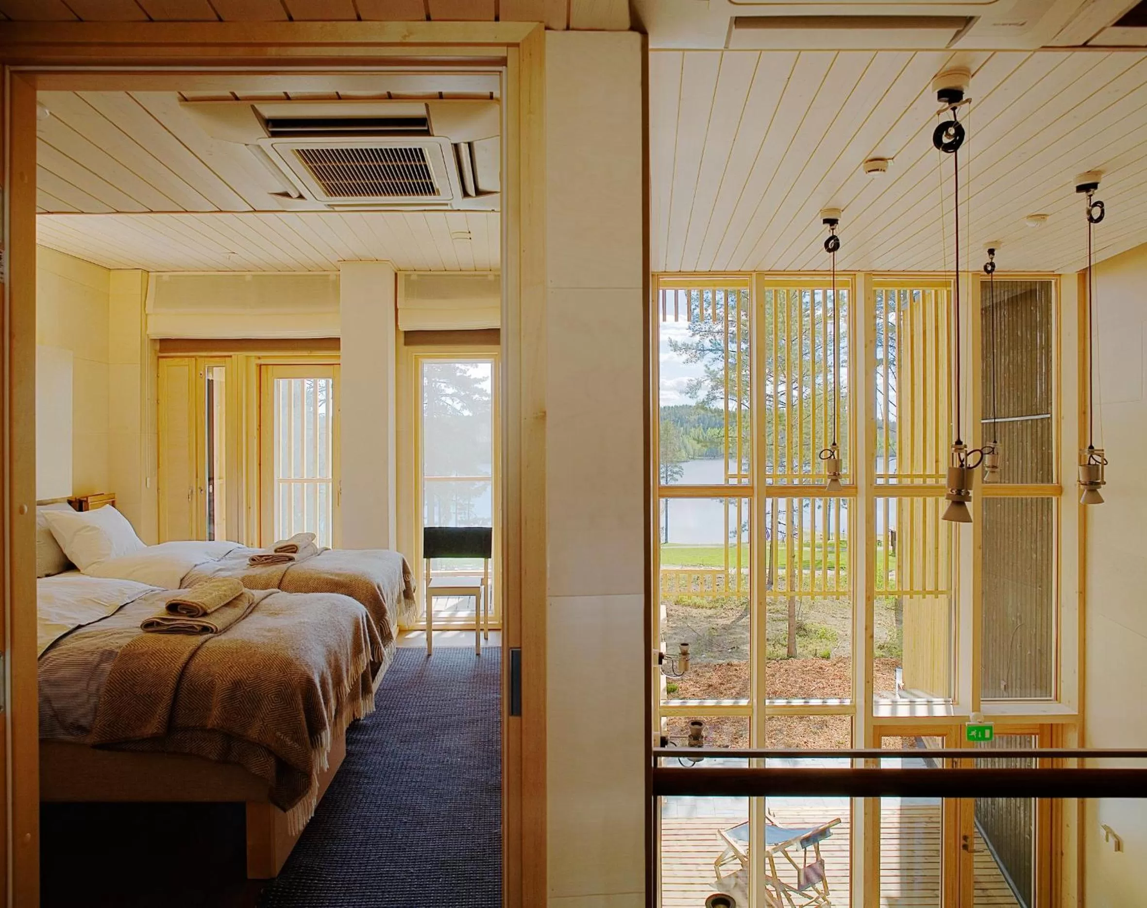 Photo of the whole room in Saimaanranta Resort by Anttolanhovi