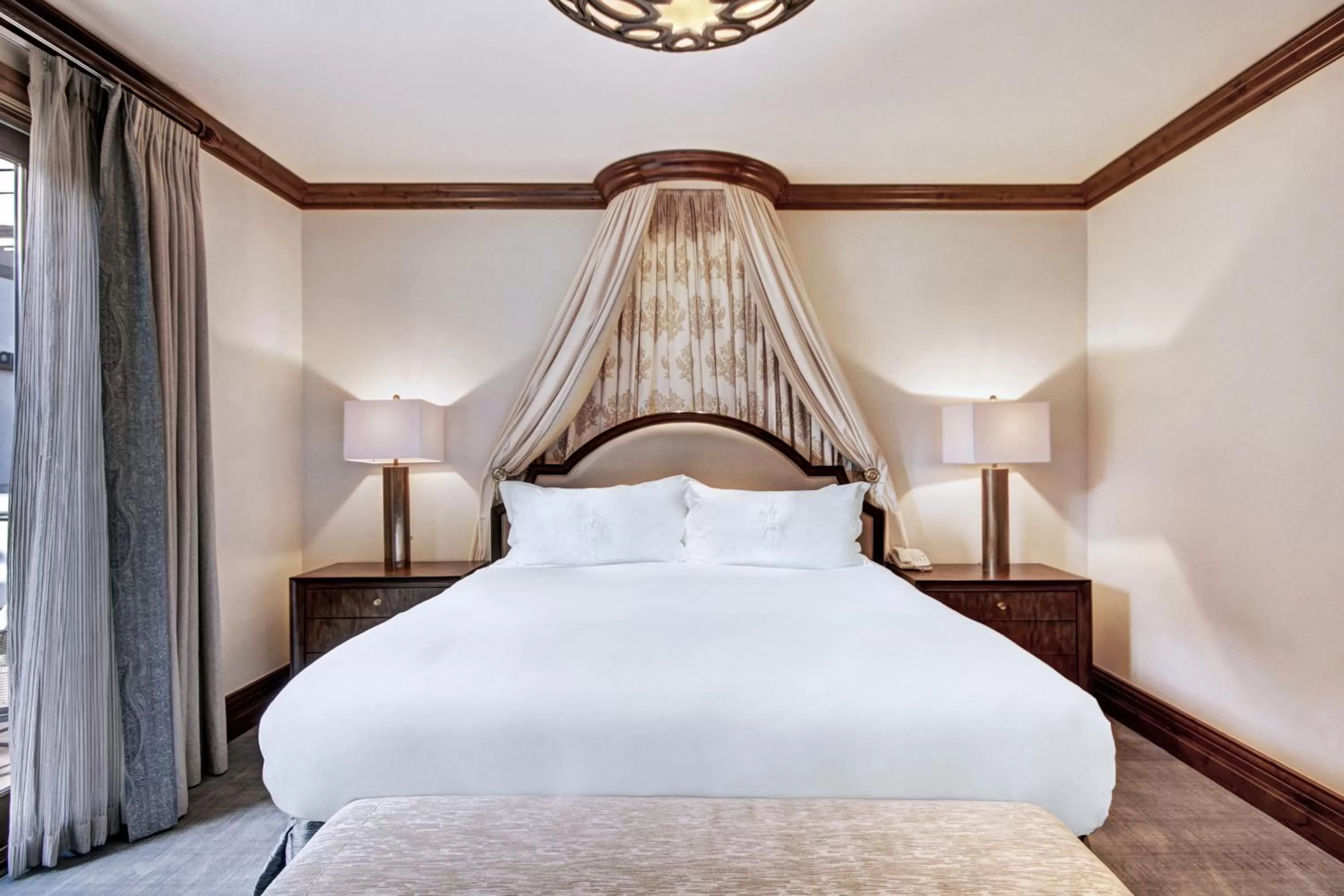 Bed in The Arrabelle at Vail Square, a RockResort, by Vail Resorts