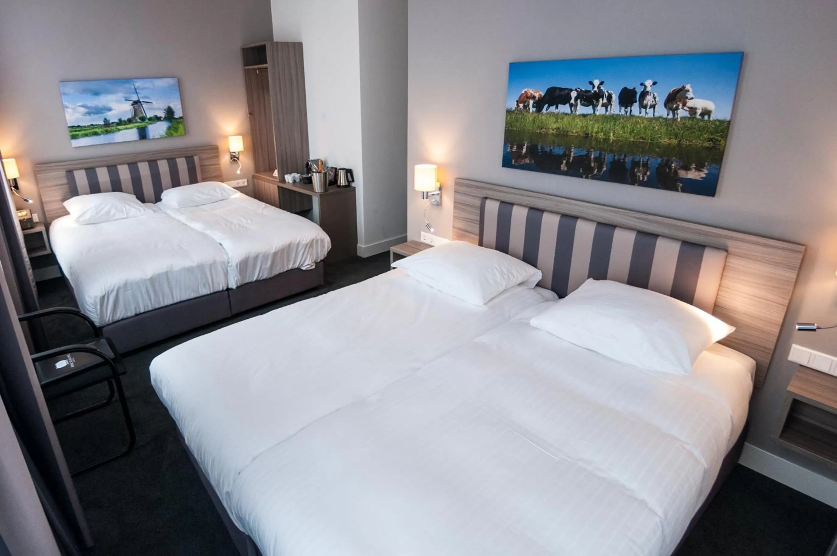 Bed in Hotel Fine Harmony