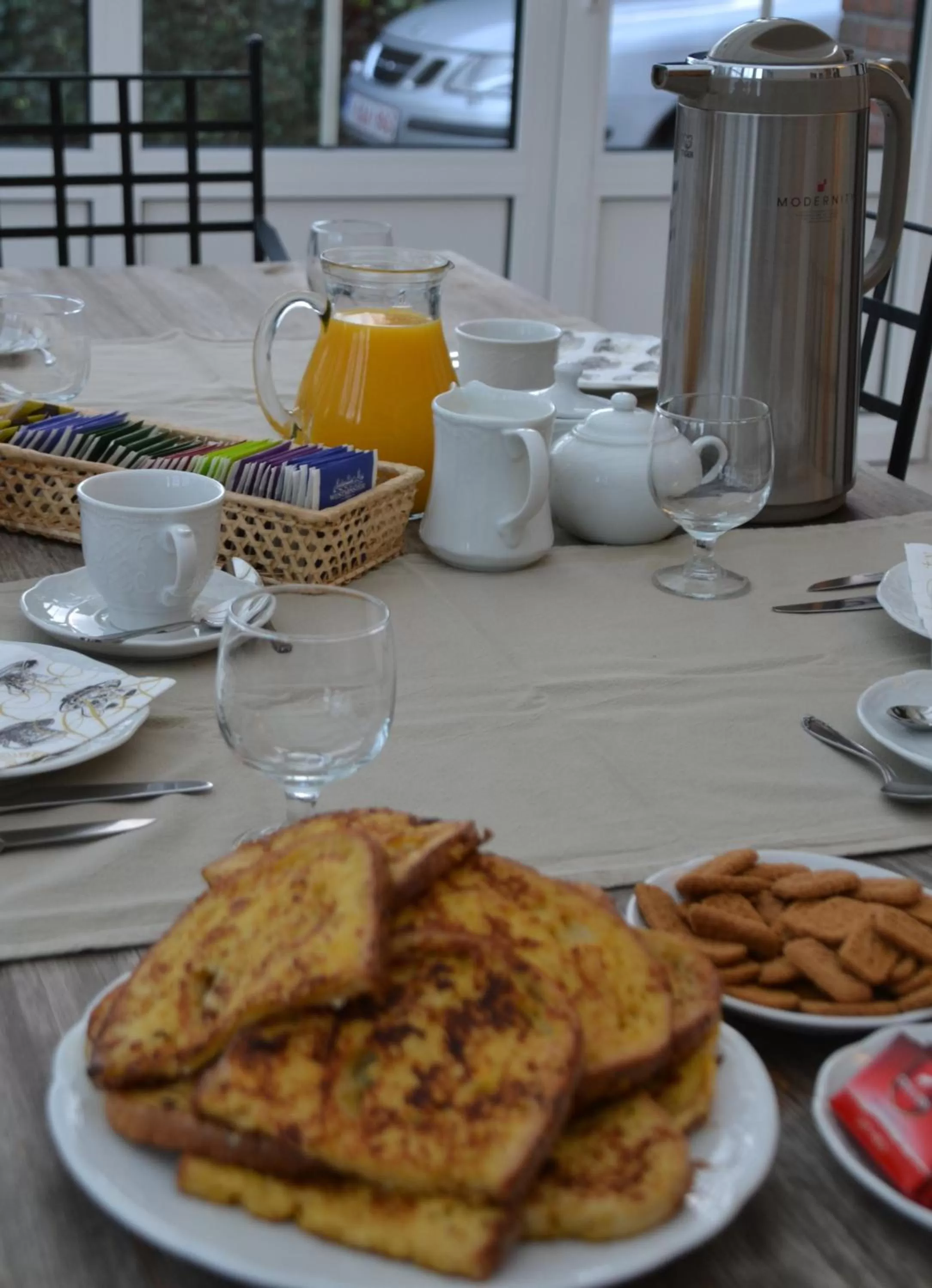 Food close-up in B&B Den Boomgaard Moorsel