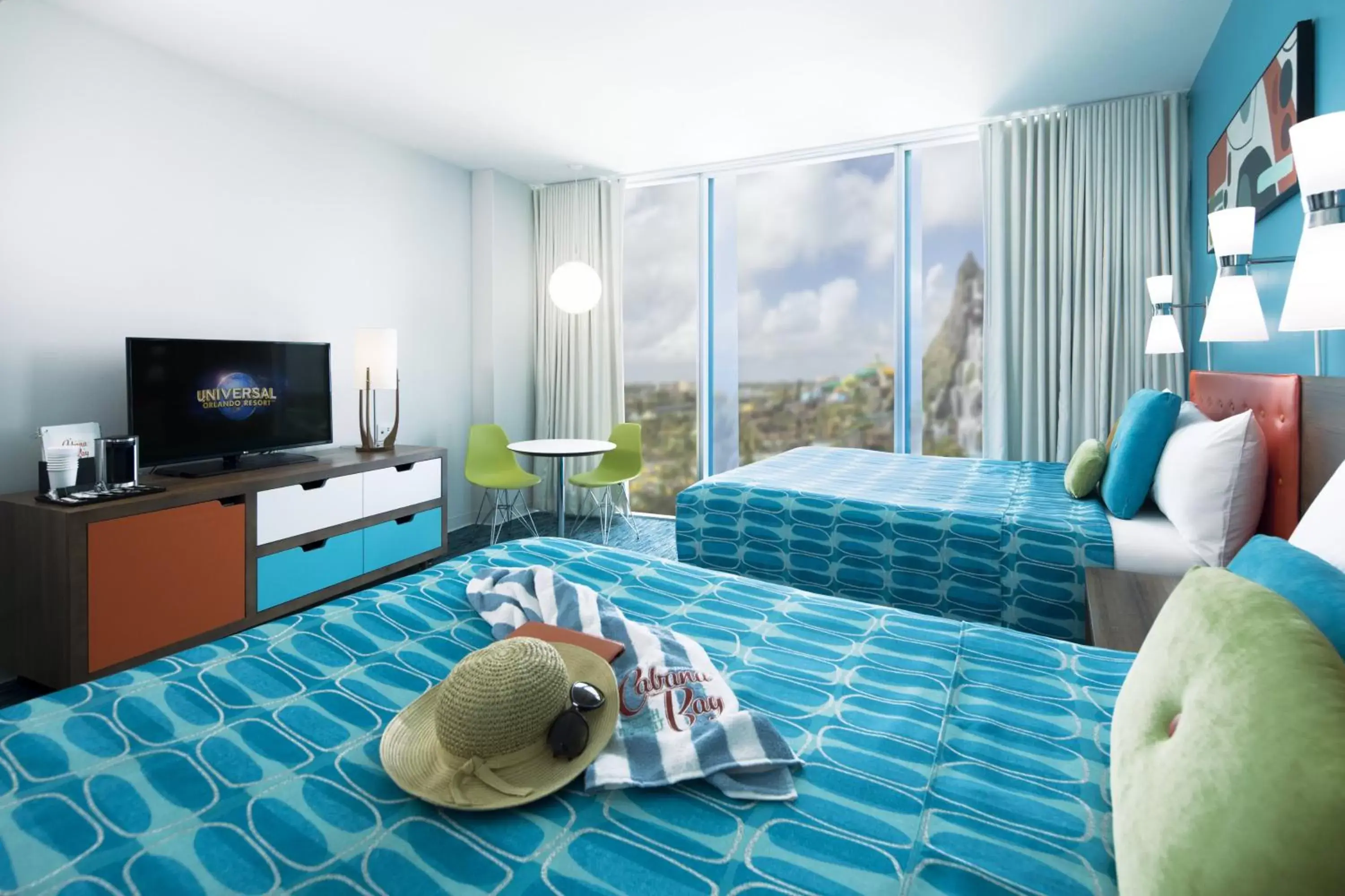 Standard Room with ADA Tub Mobility Accessible Volcano Bay View (Includes Early Park Admission) in Universal's Cabana Bay Beach Resort Standard Room with ADA Tub Mobility Accessible Volcano Bay View (Includes Early Park Admission) in Universal's Cabana Bay Beach Resort