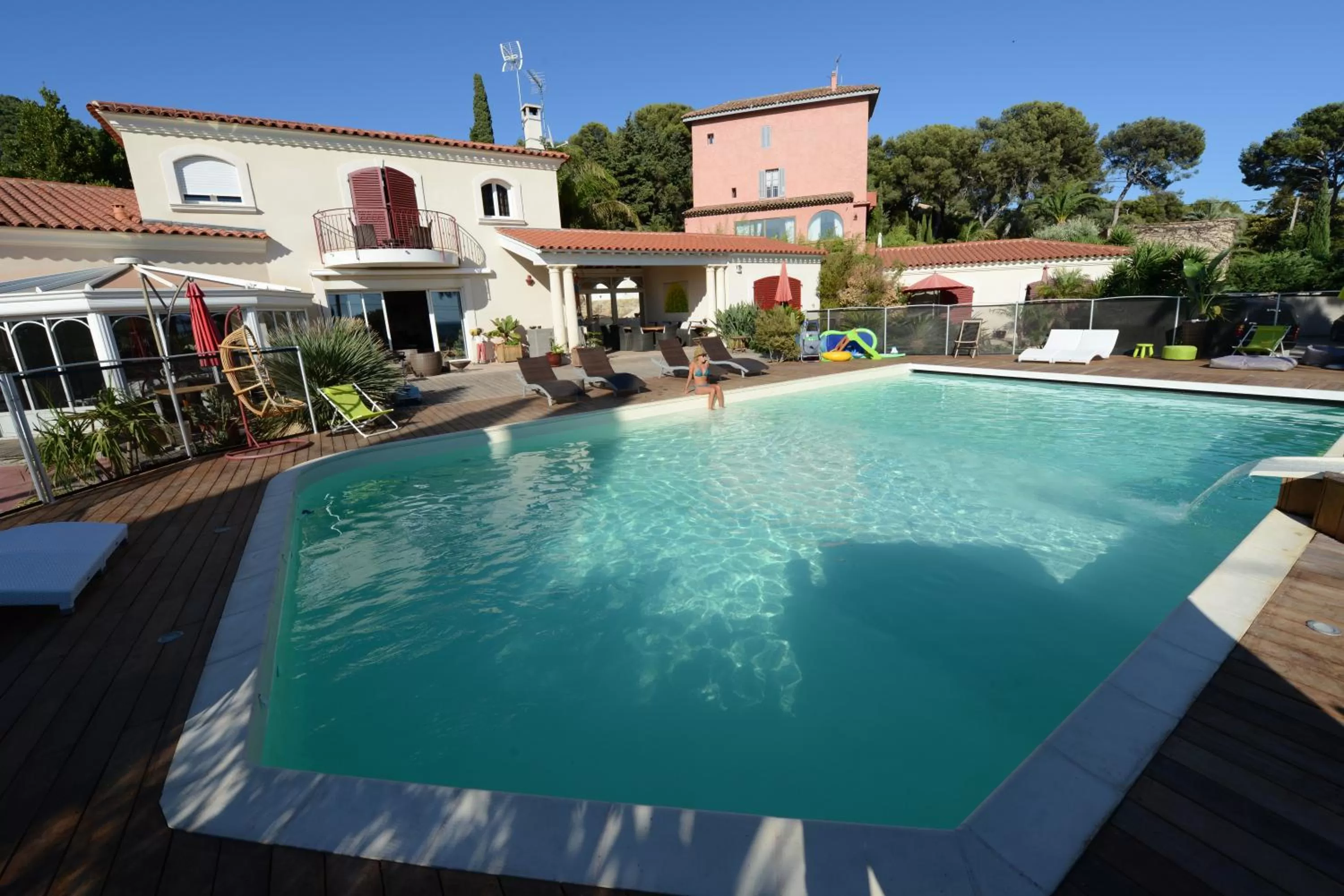 Swimming pool in B&B Val D'azur