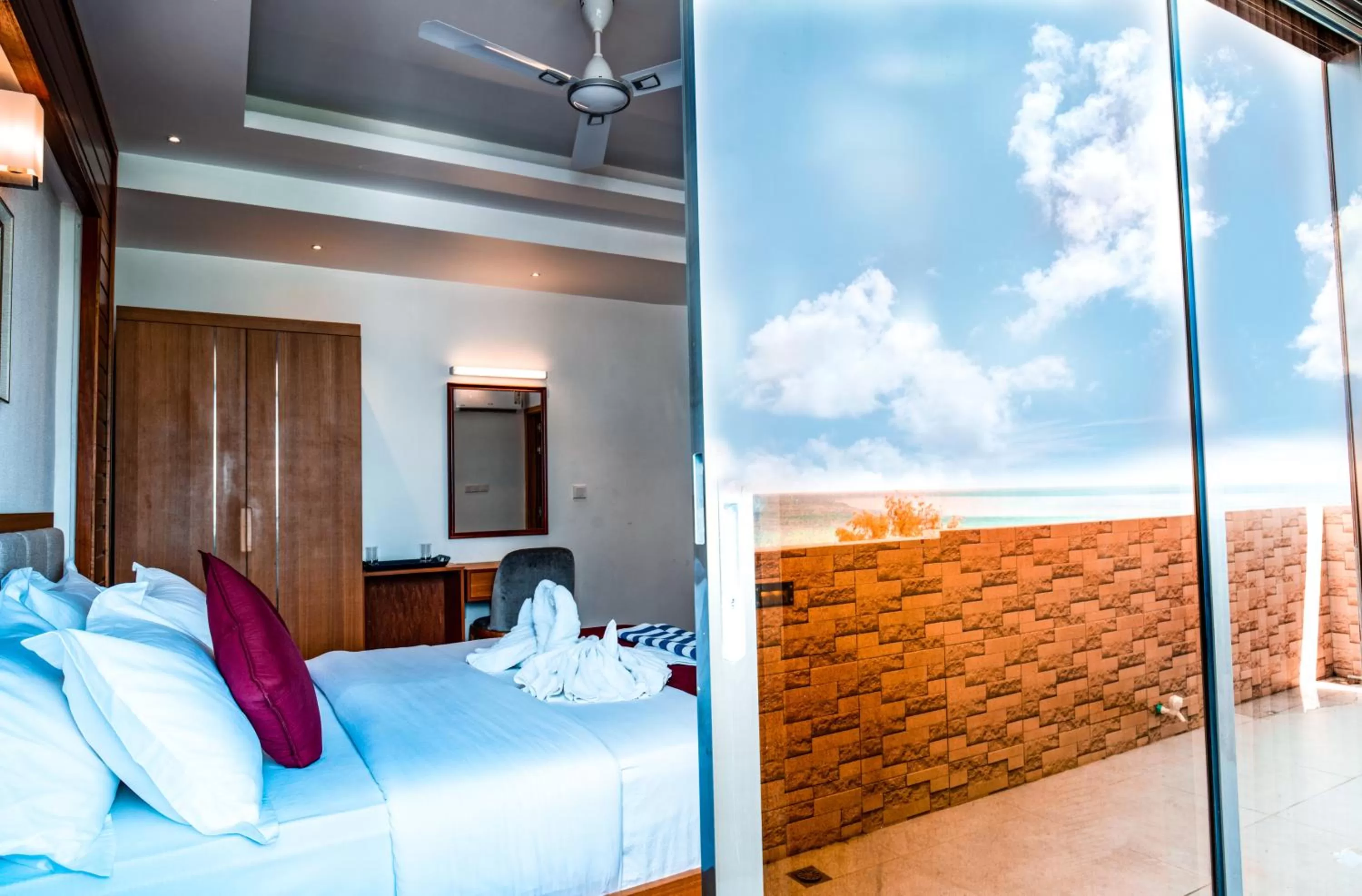 Balcony/Terrace, Bed in Araamview