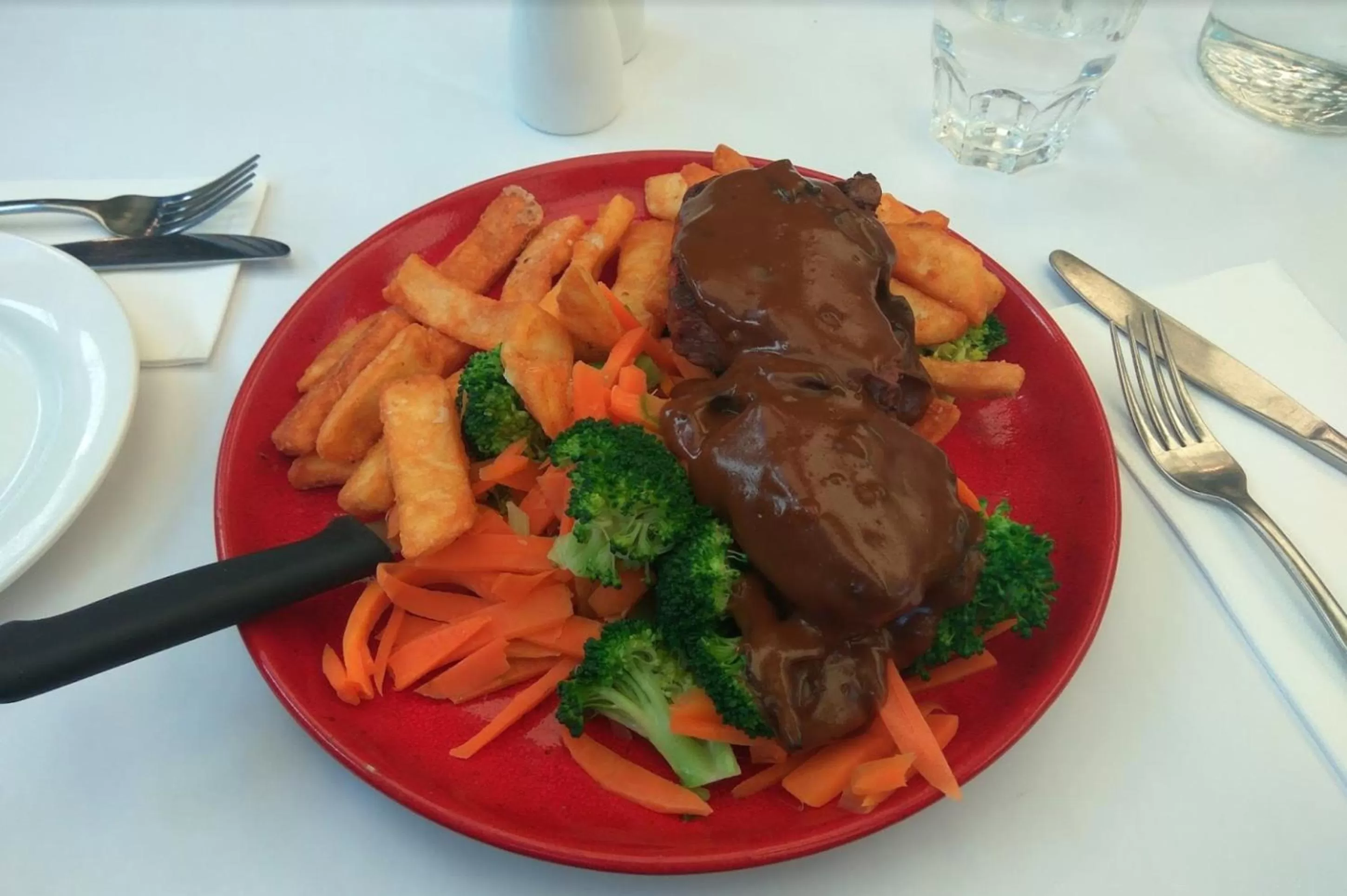 Food close-up in Duke of Wellington Hotel