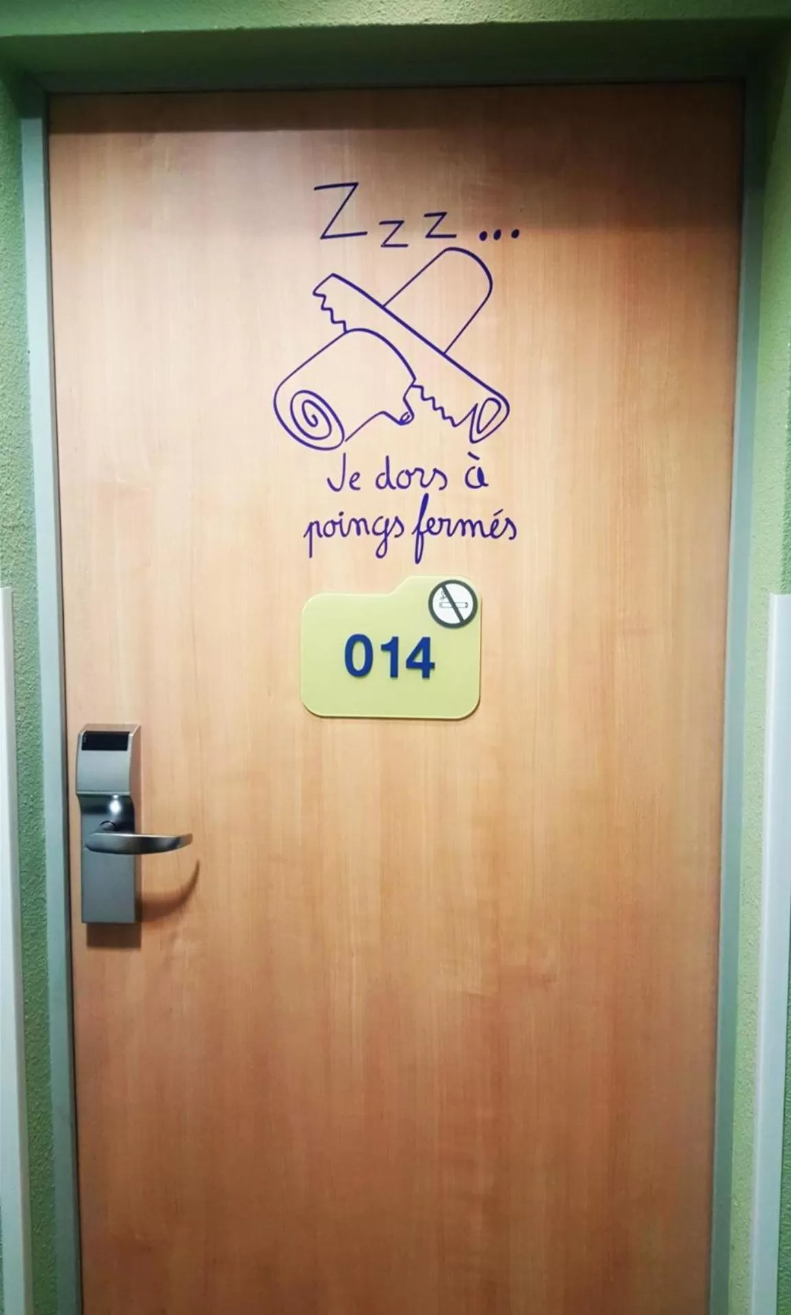 Decorative detail in Ibis Budget Grenoble Sud Seyssins