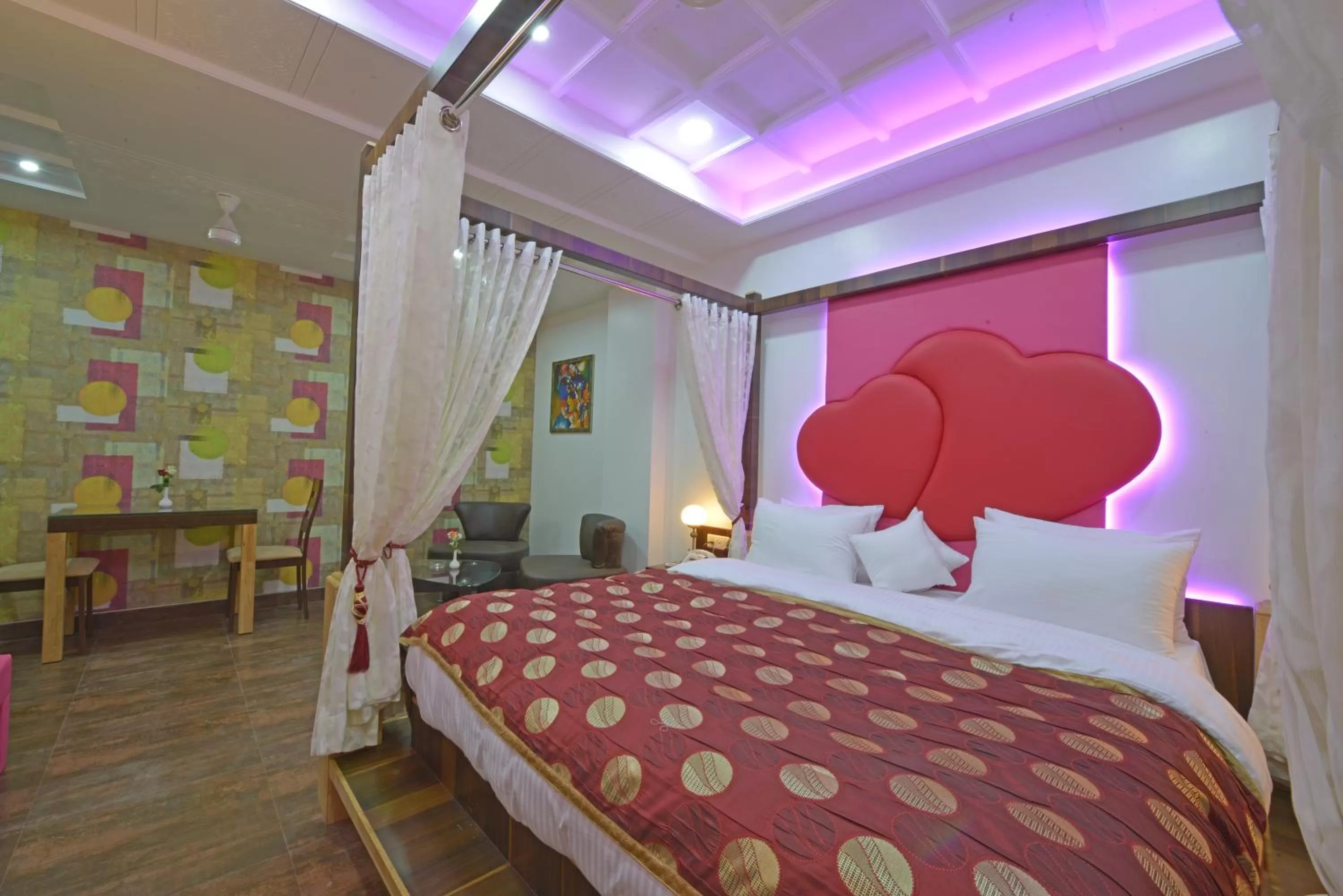 Bed in Hotel JP International