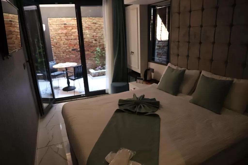 Bed in Hotel Blue Ottoman