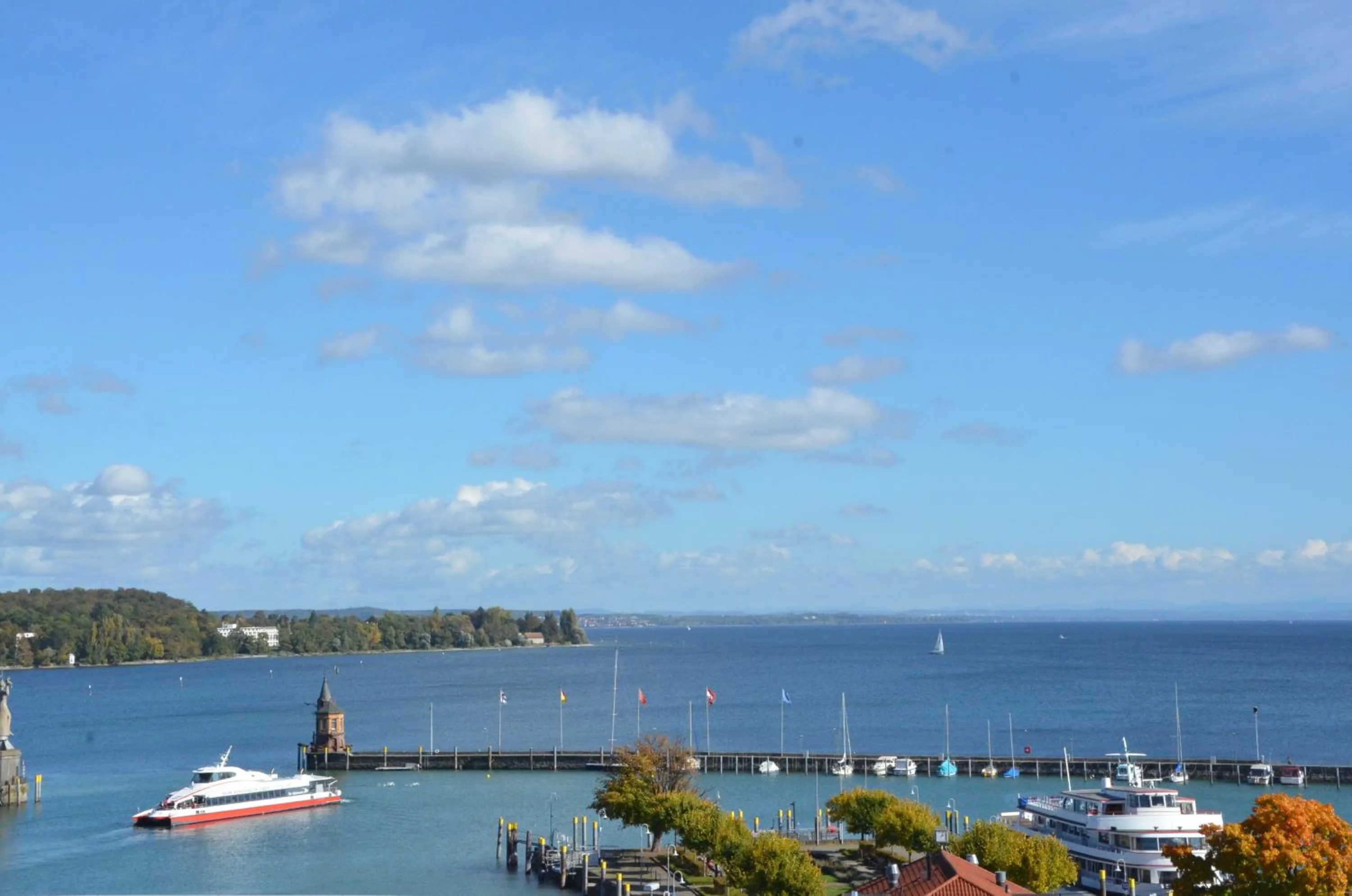 Lake view in Gästehaus Centro in Konstanz