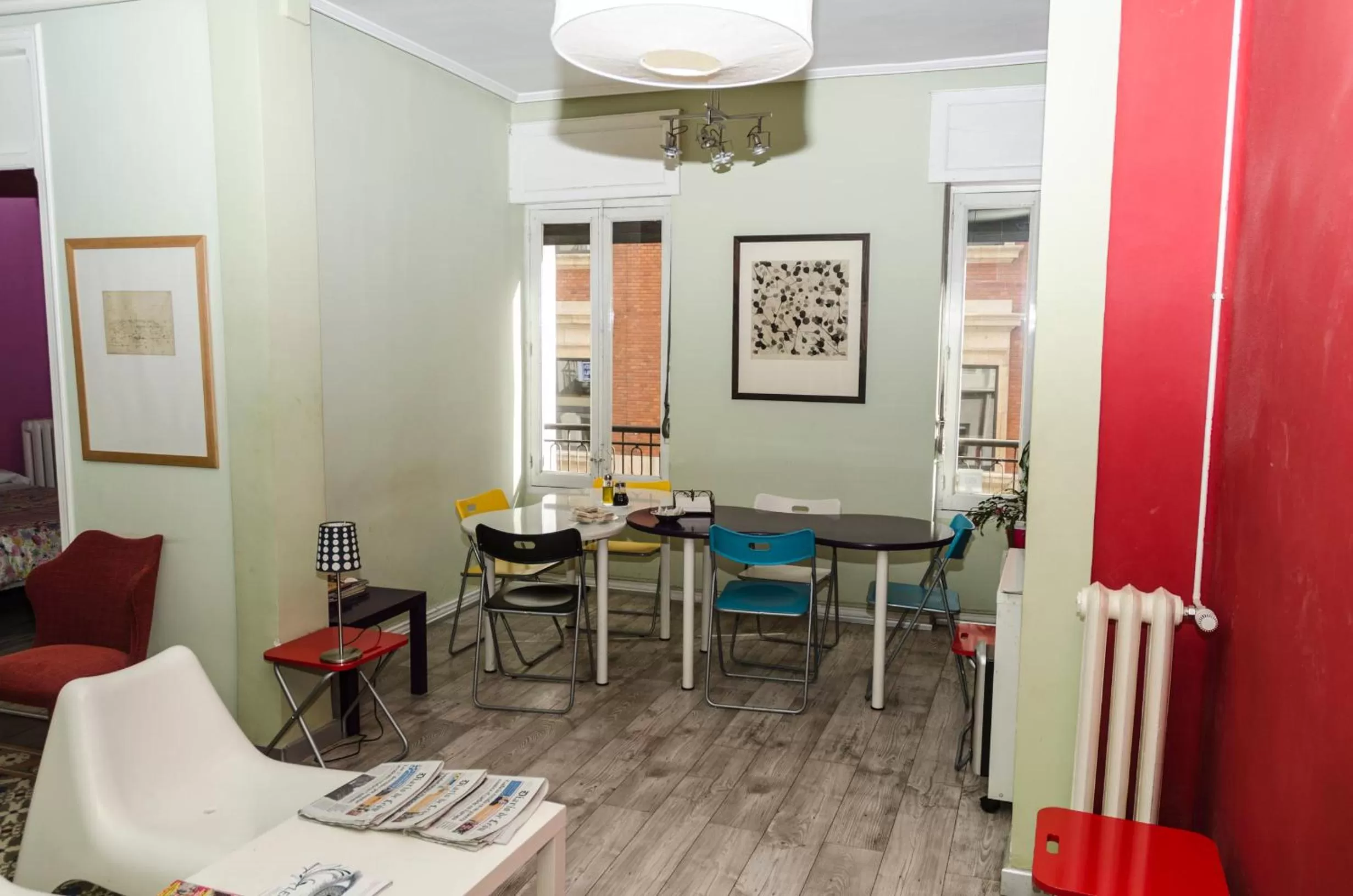 Dining area in Pensión Blanca B&B