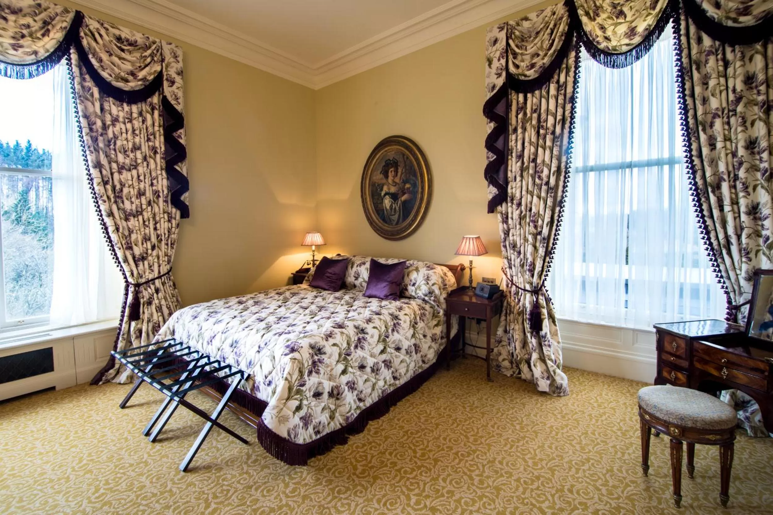 Bed in Crossbasket Castle, Hotel & Restaurant