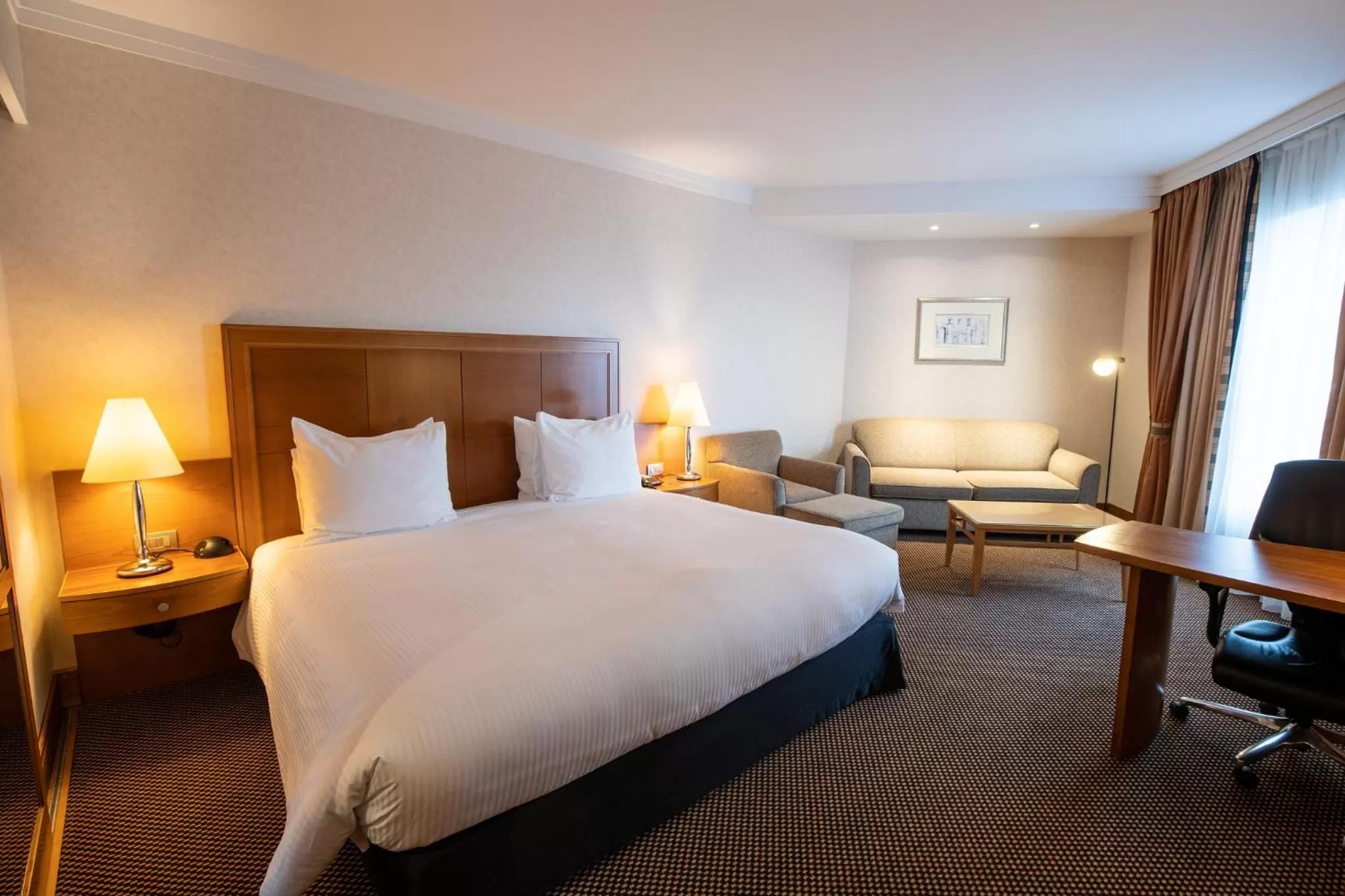 Photo of the whole room, Bed in Crowne Plaza Brussels Airport by IHG