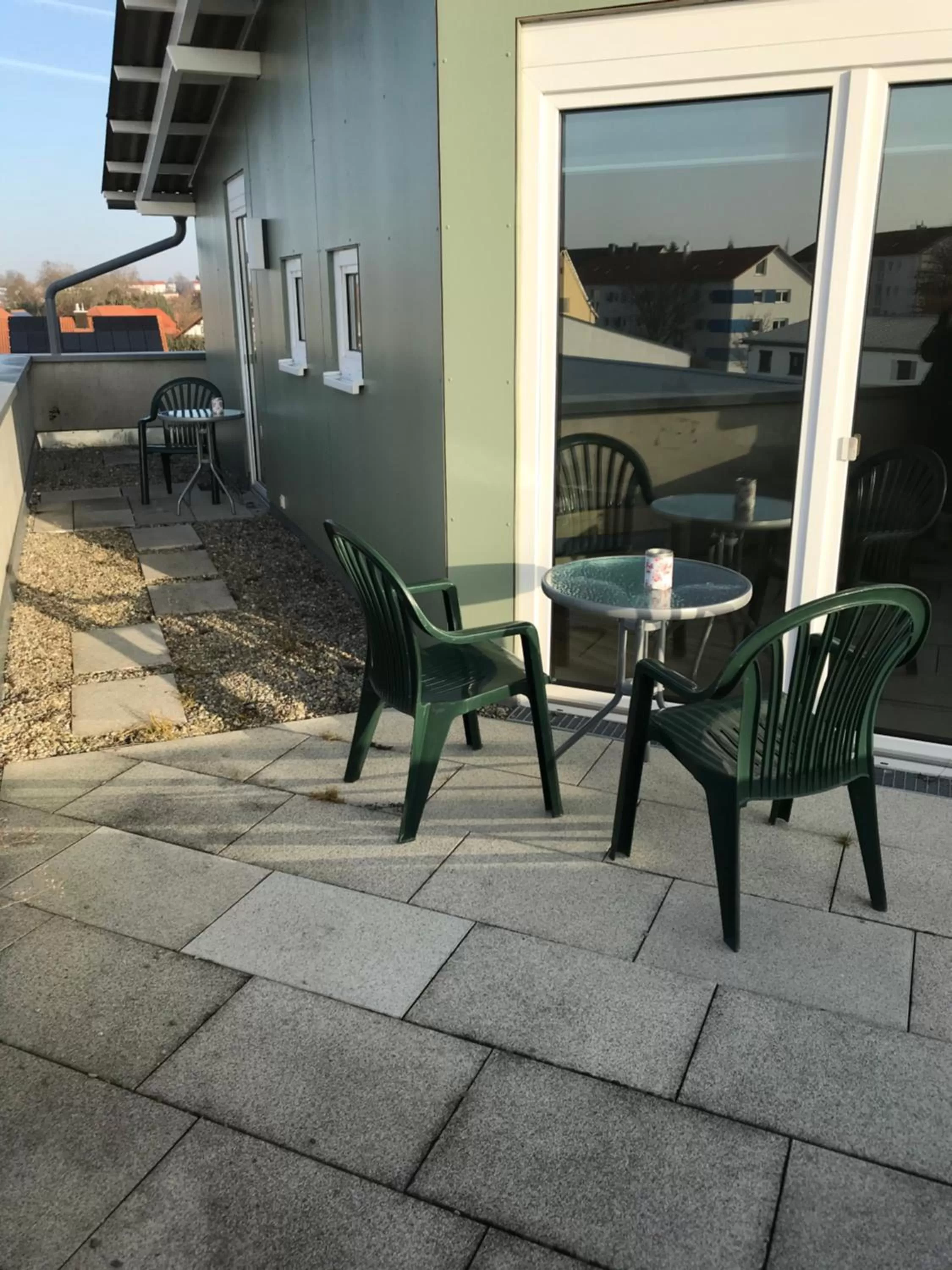 Balcony/Terrace in Pension Schweizer