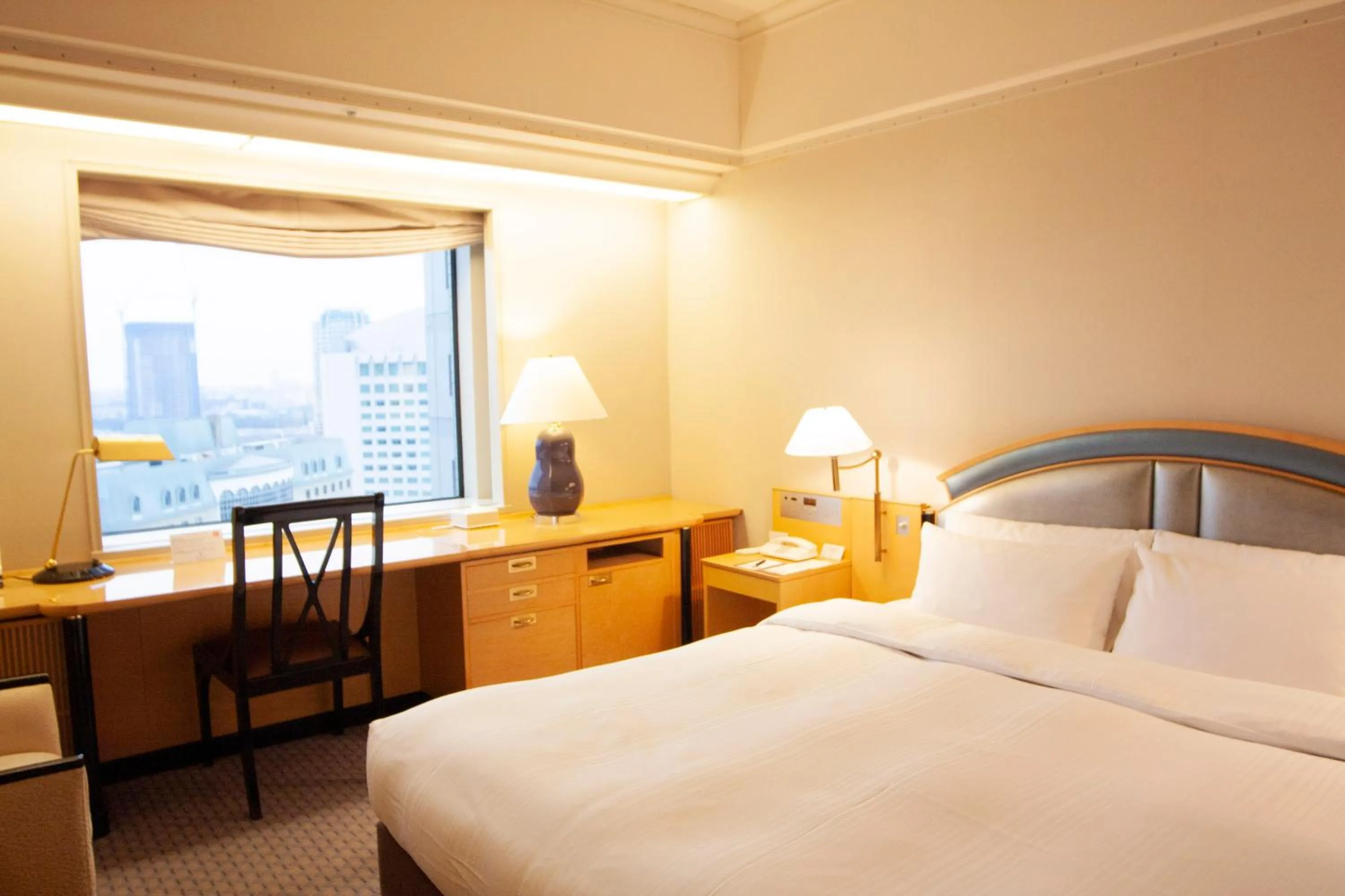 Bed in Hotel New Otani Makuhari