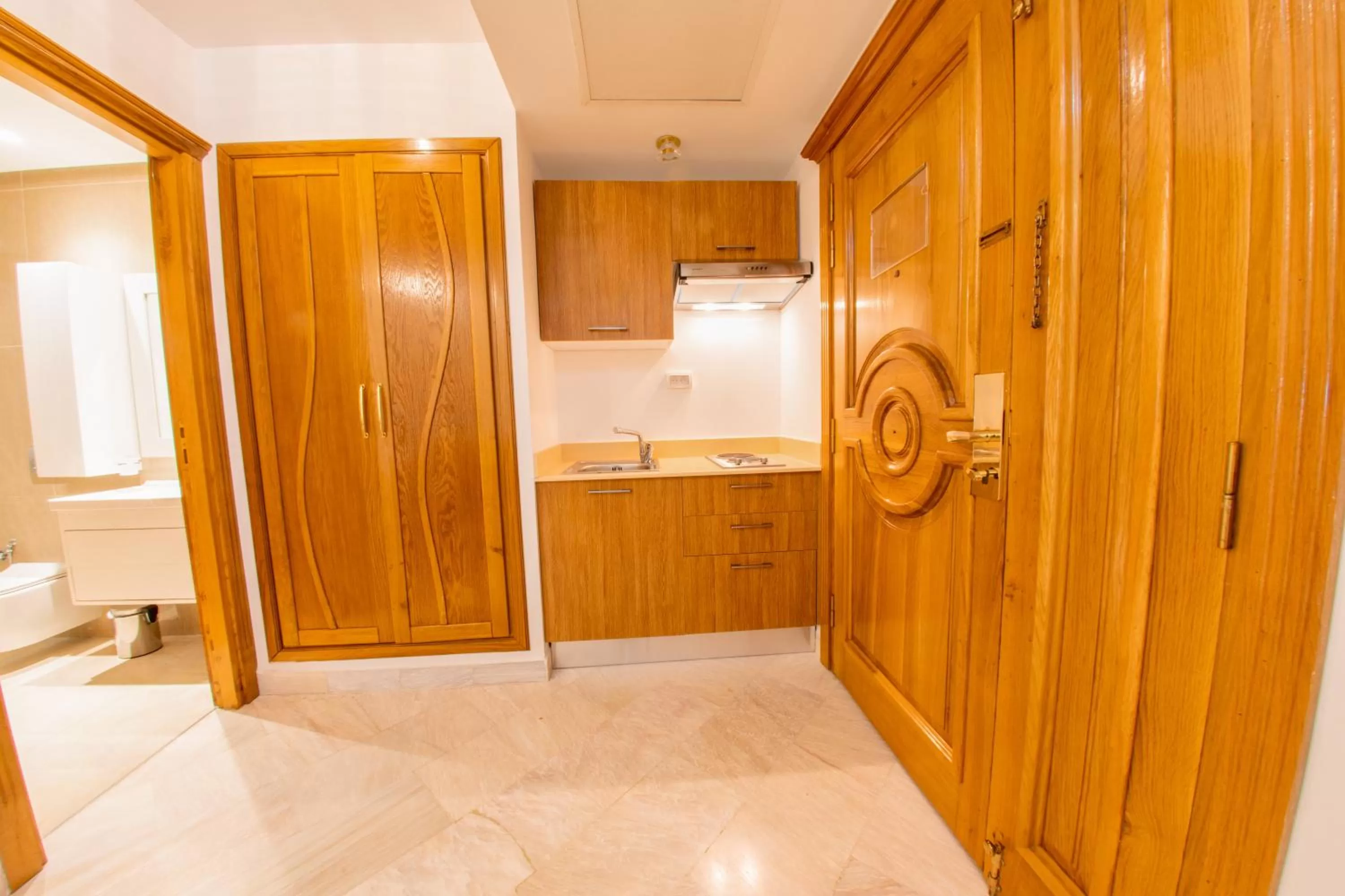 Kitchen or kitchenette in The Penthouse Suites Hotel