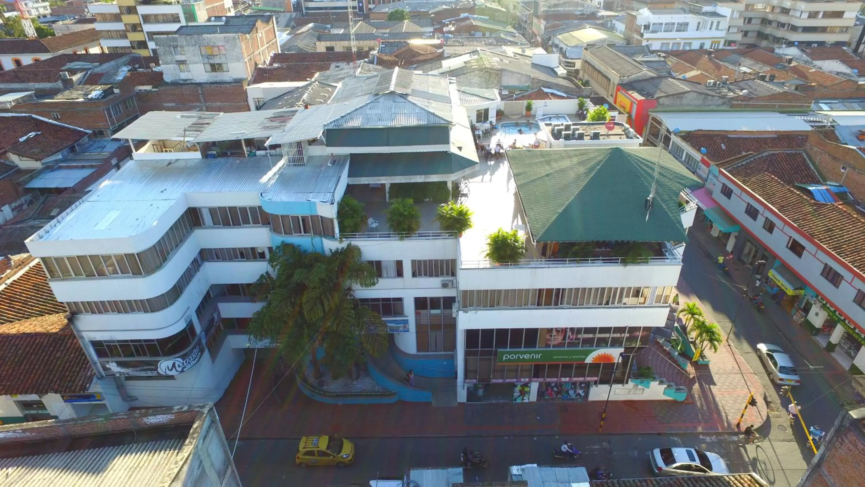 Bird's eye view, Bird's-eye View in Hotel Cafe Plaza