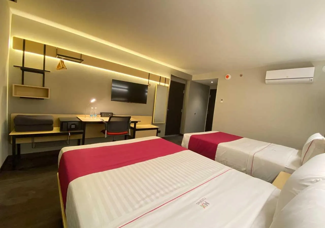 Bed in Hotel MX mas cuautitlan Izcalli, Trademark by Wyndham