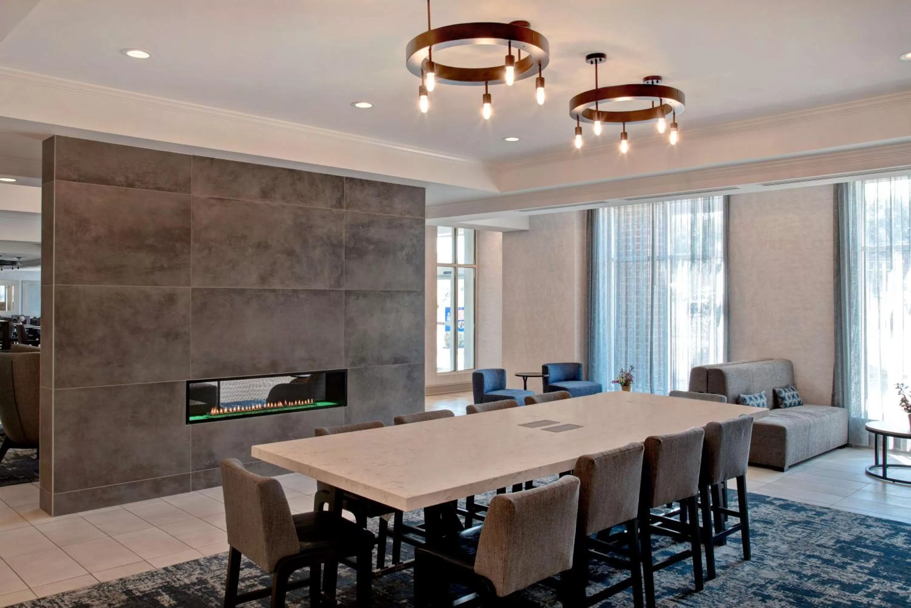 Lobby or reception in Hilton Garden Inn Kansas City/Kansas