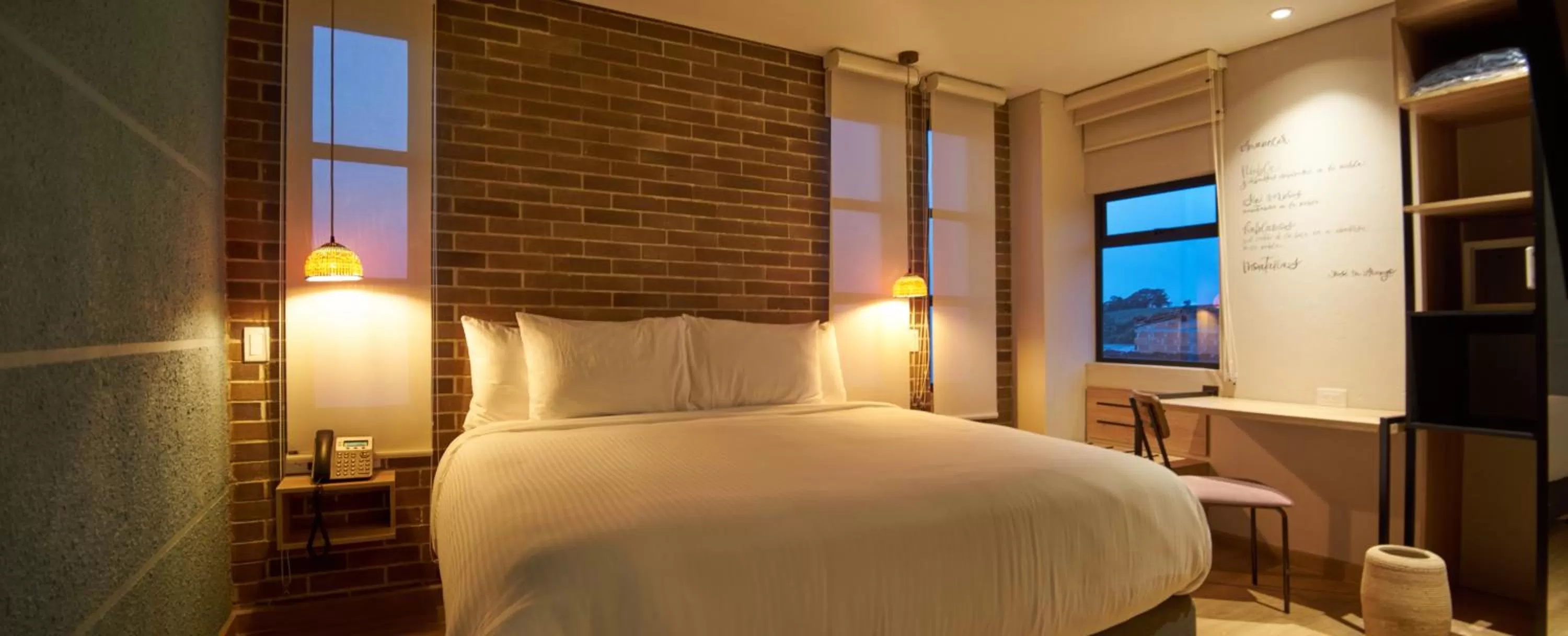 Bed in Casa Rose Hotel