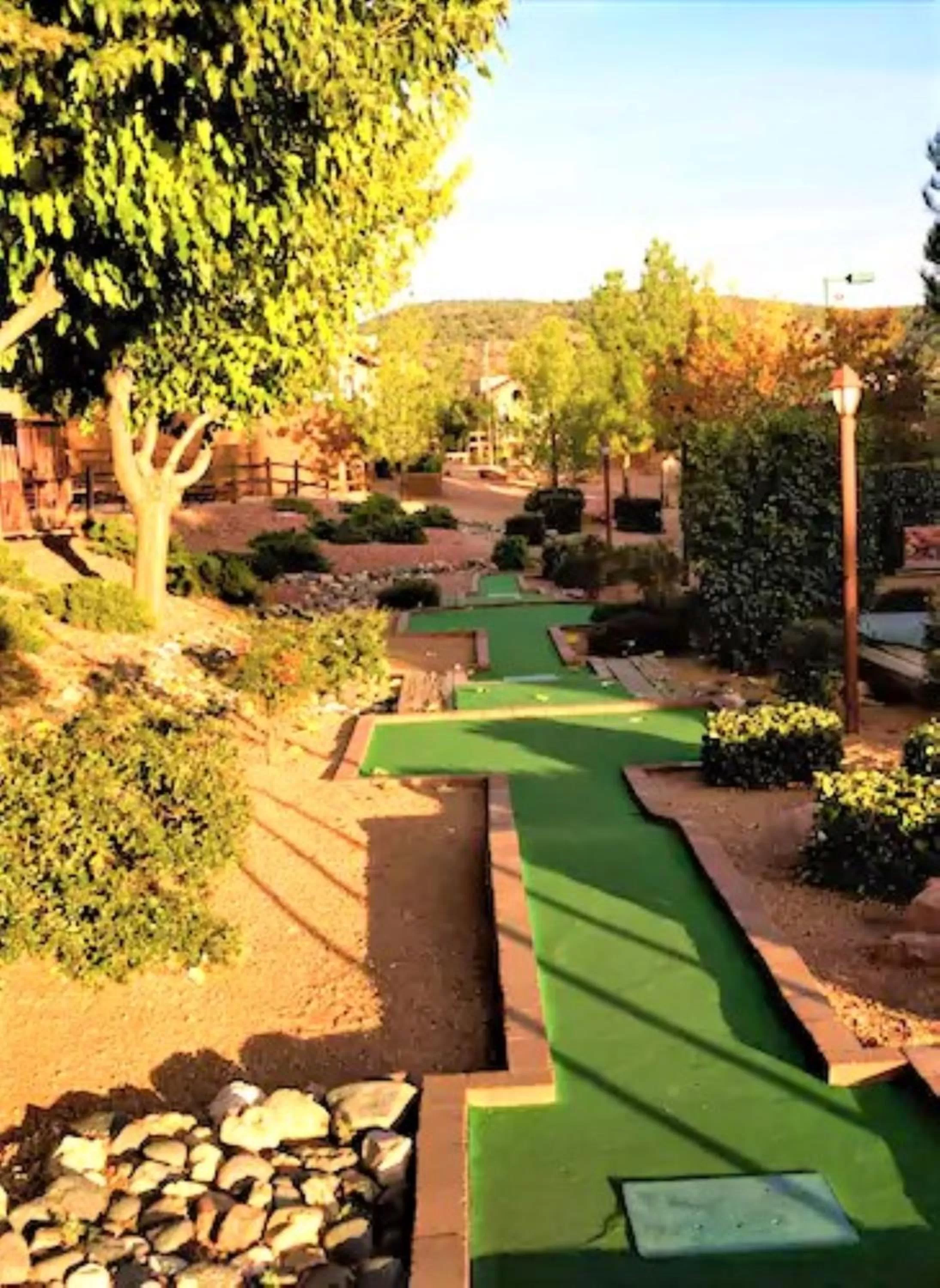 Minigolf in Sedona Pines Resort
