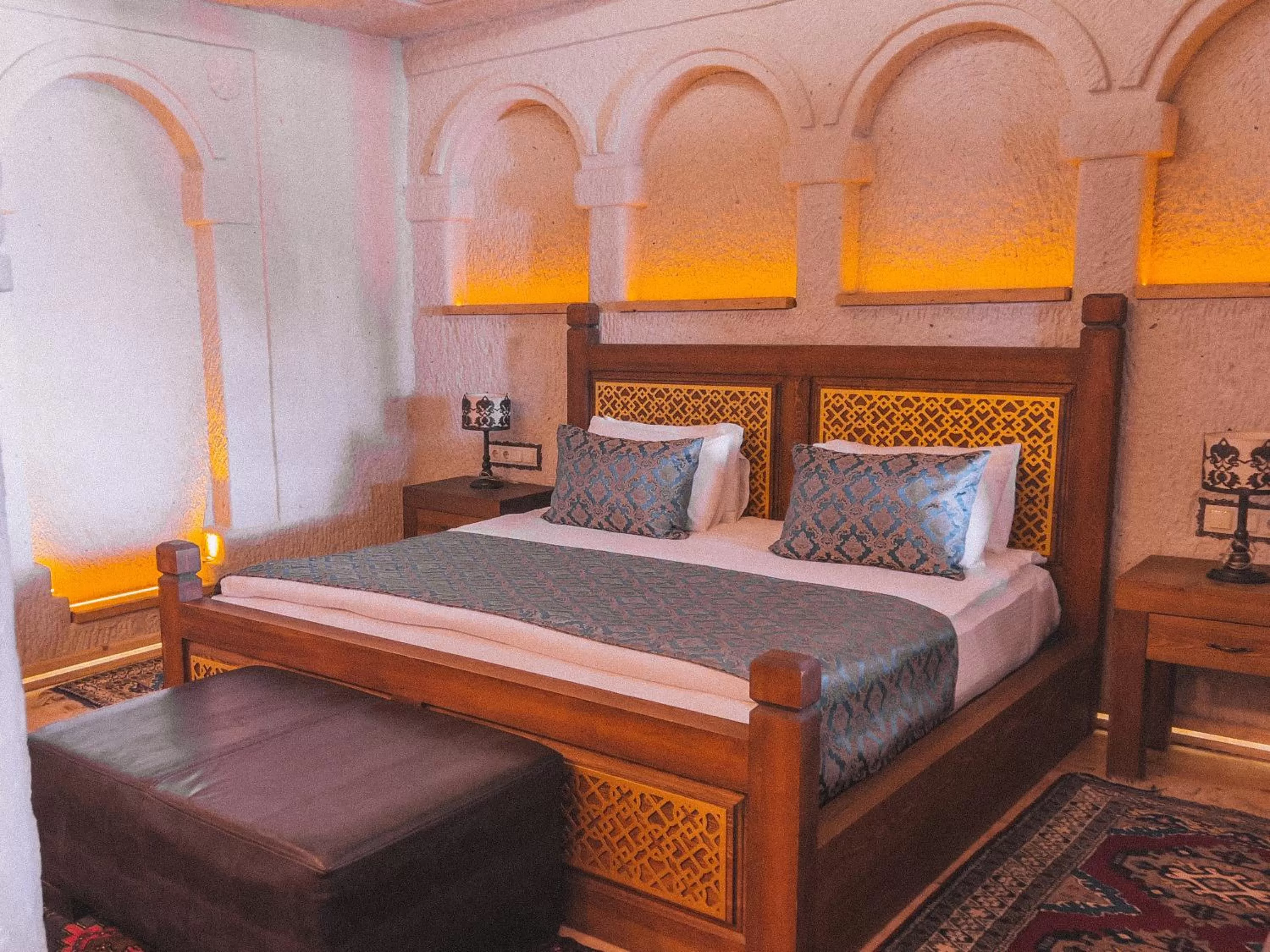 Bed in Local Cave House