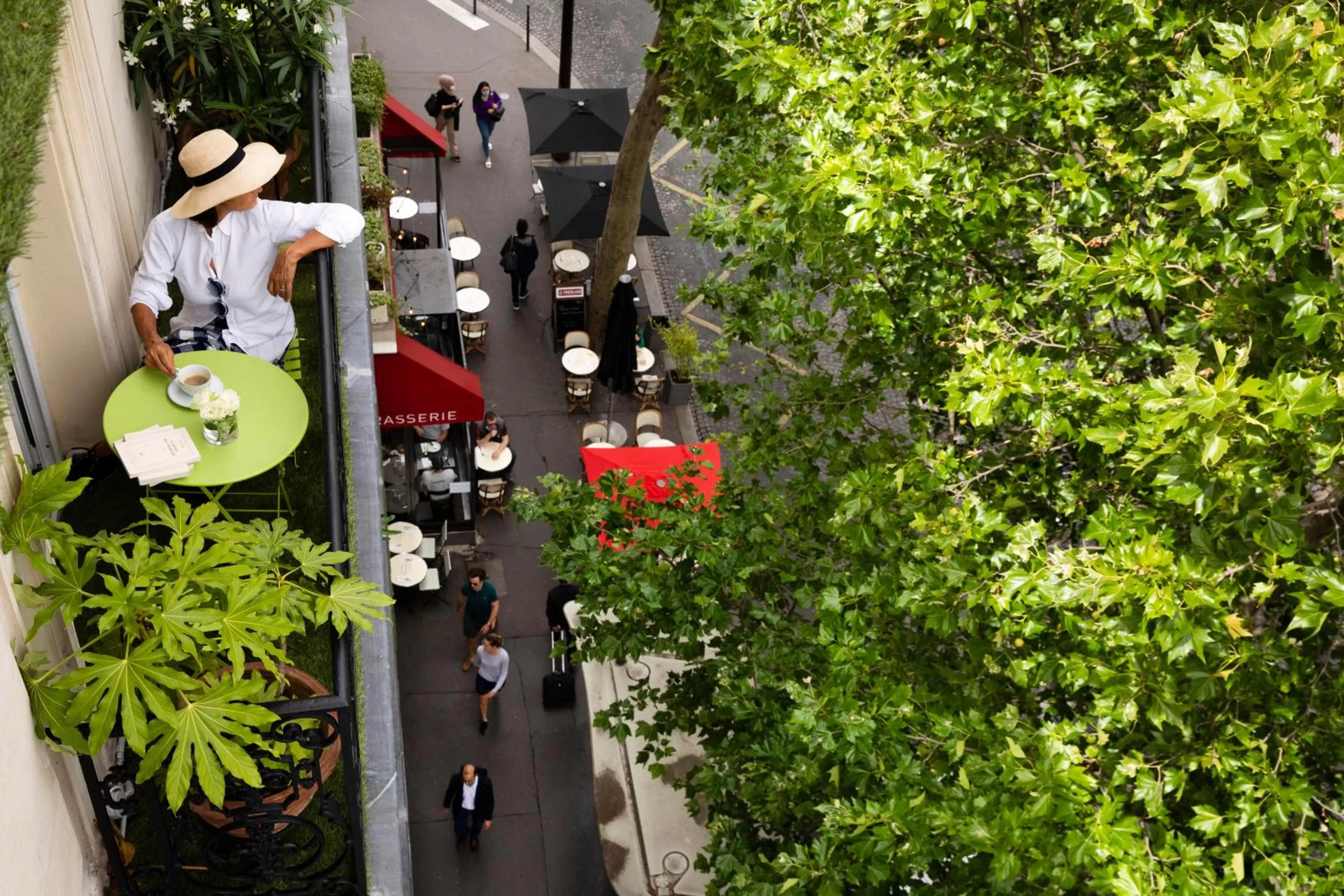 Balcony/Terrace in Hotel Plaza Elysées